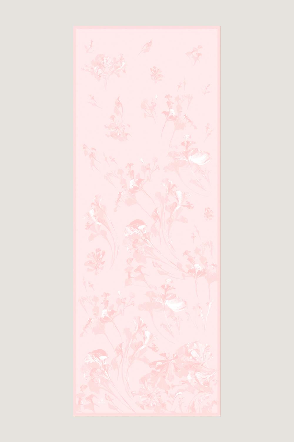 EFLİN MULBERRY İPEK ŞAL 70*190 CM - PUDRA PEMBE