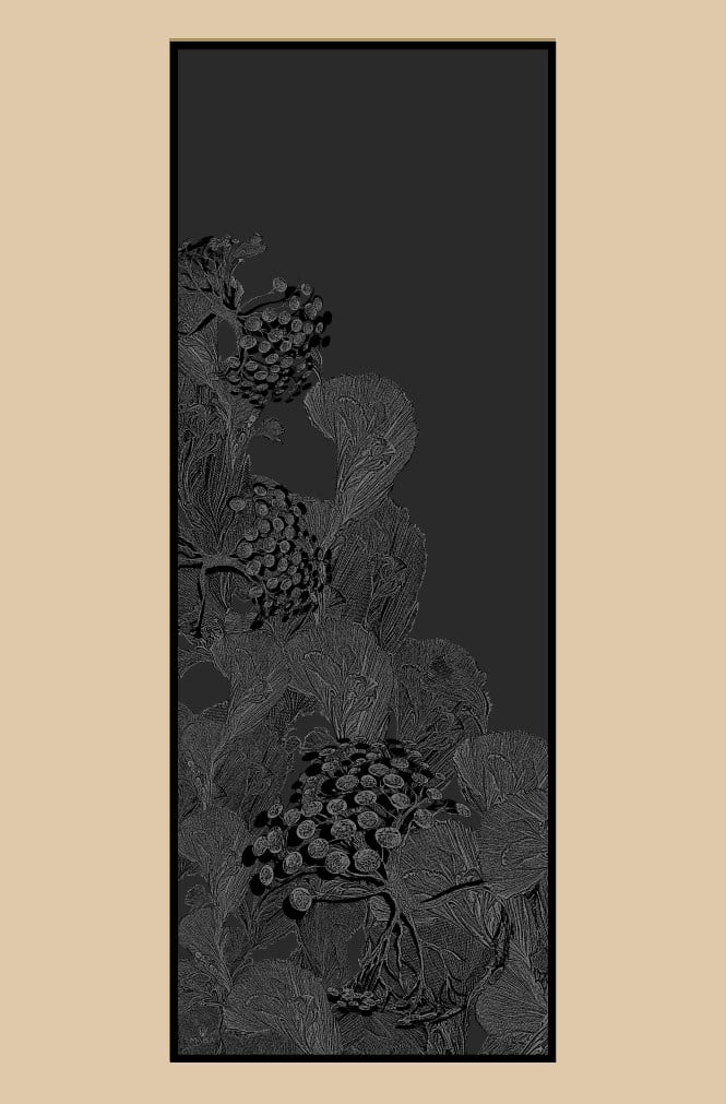 EFNA MULBERRY İPEK ŞAL 70*190 CM - ANTRASİT