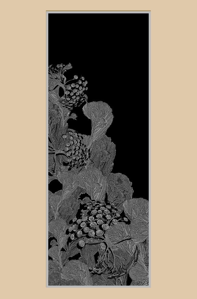 EFNA MULBERRY İPEK ŞAL 70*190 CM - SİYAH