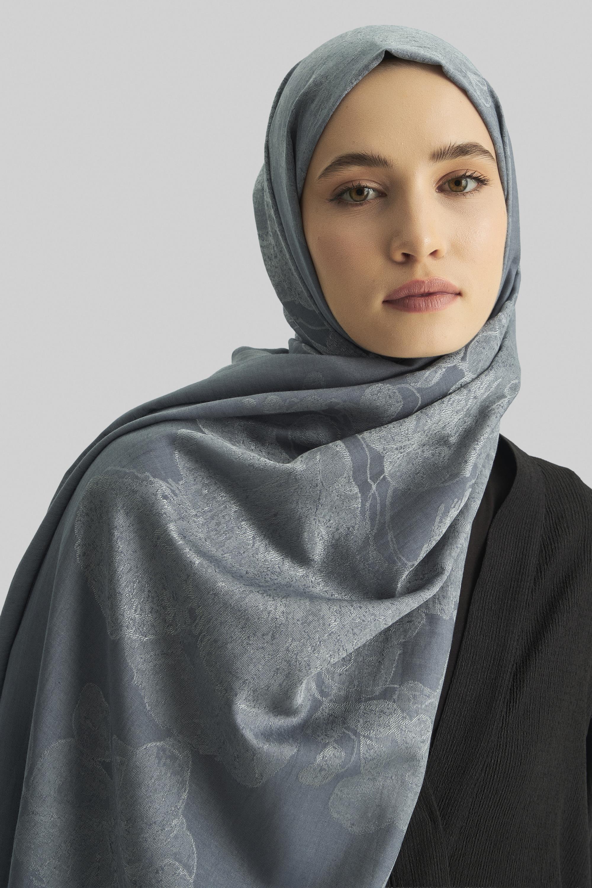 EFRAZ PAMUK İPEK ŞAL-MAVİ