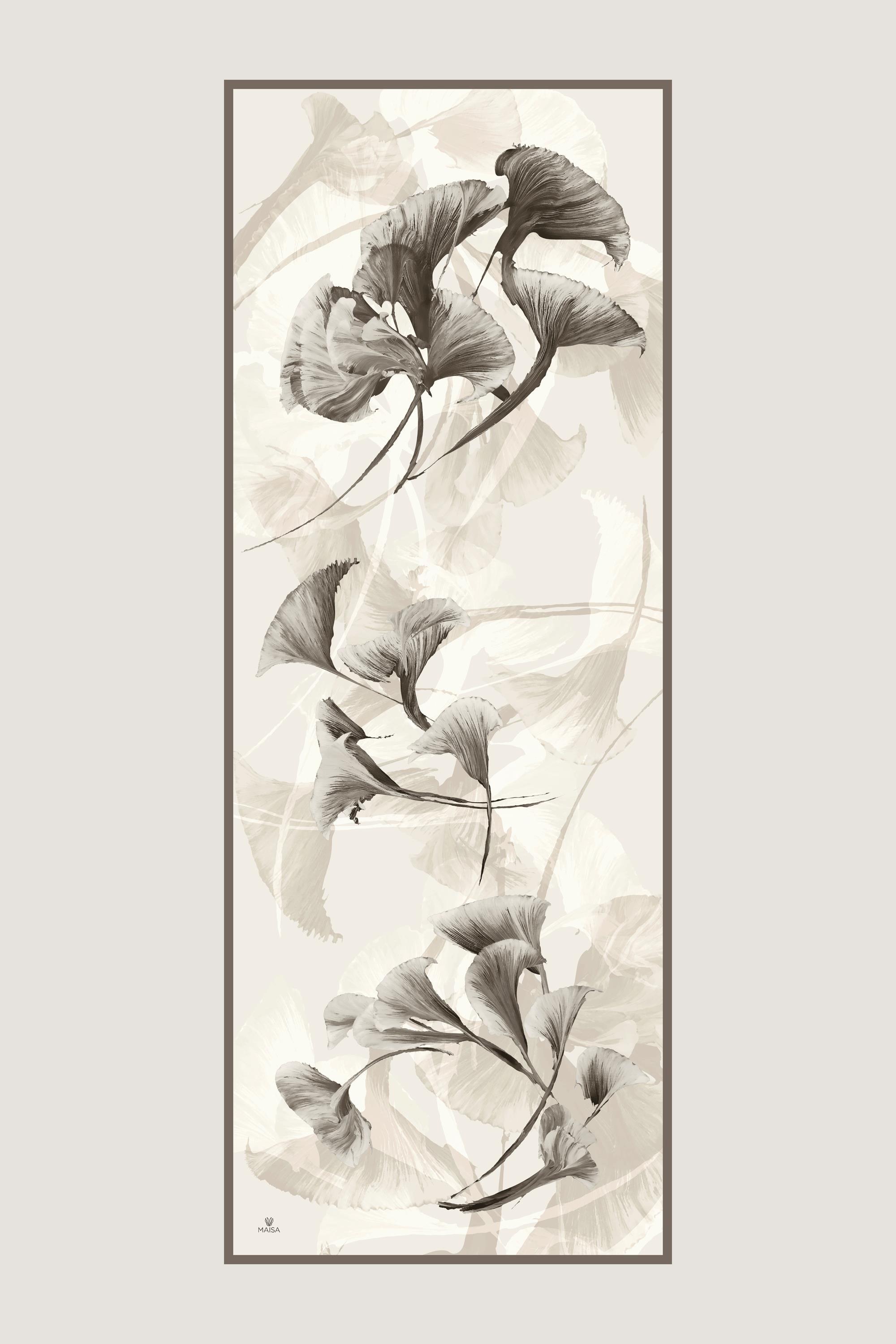 EFZA KREP İPEK ŞAL 70*190 CM - KREM