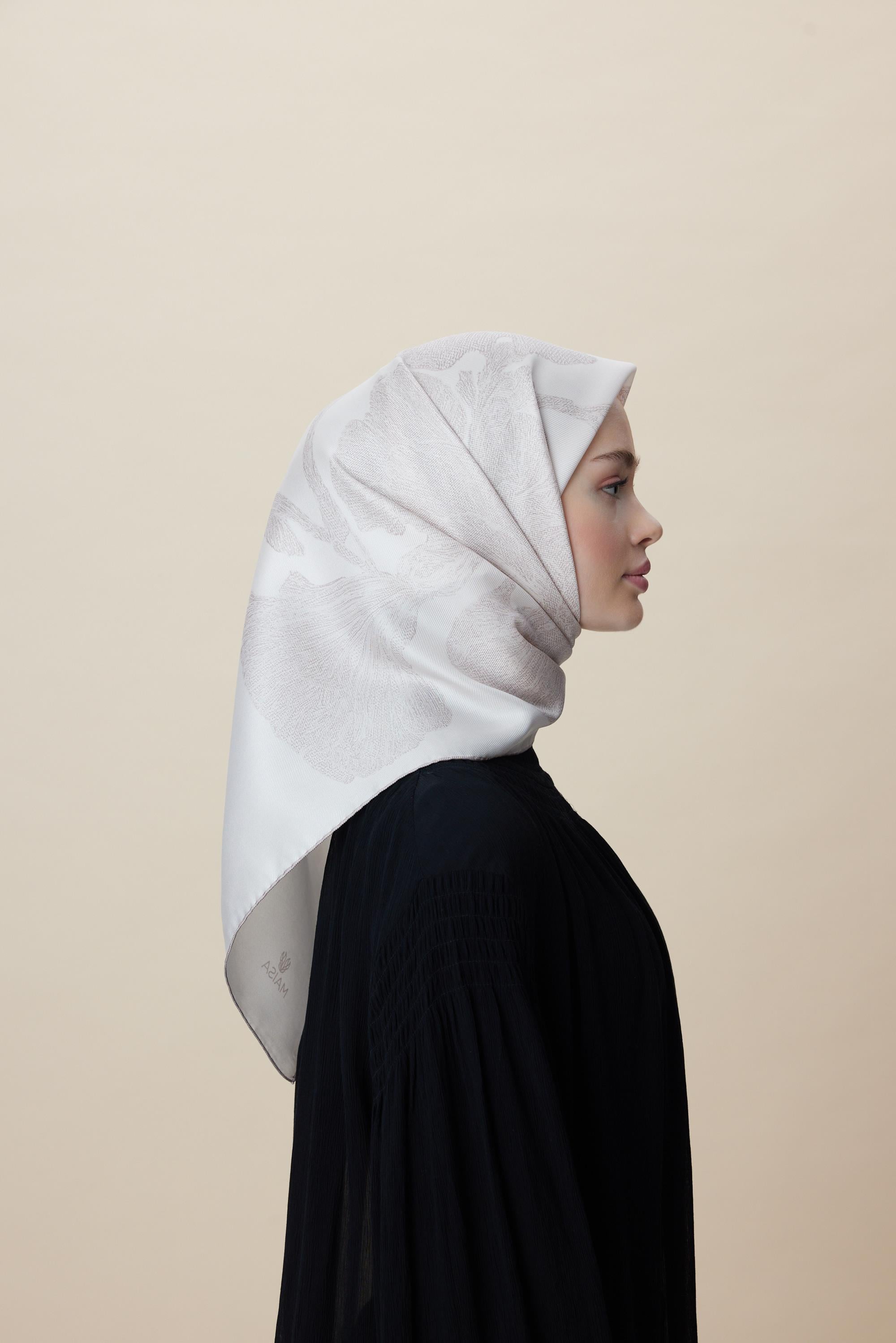 FARAH MULBERRY İPEK EŞARP 90*90 CM - AÇIK TAŞ