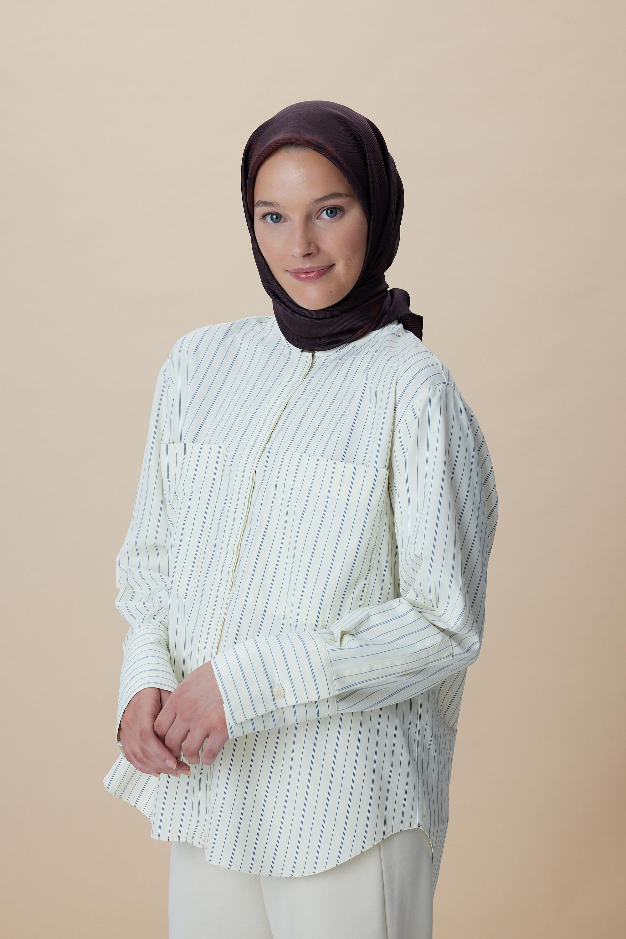 FARAH MULBERRY İPEK EŞARP 90*90 CM - BORDO