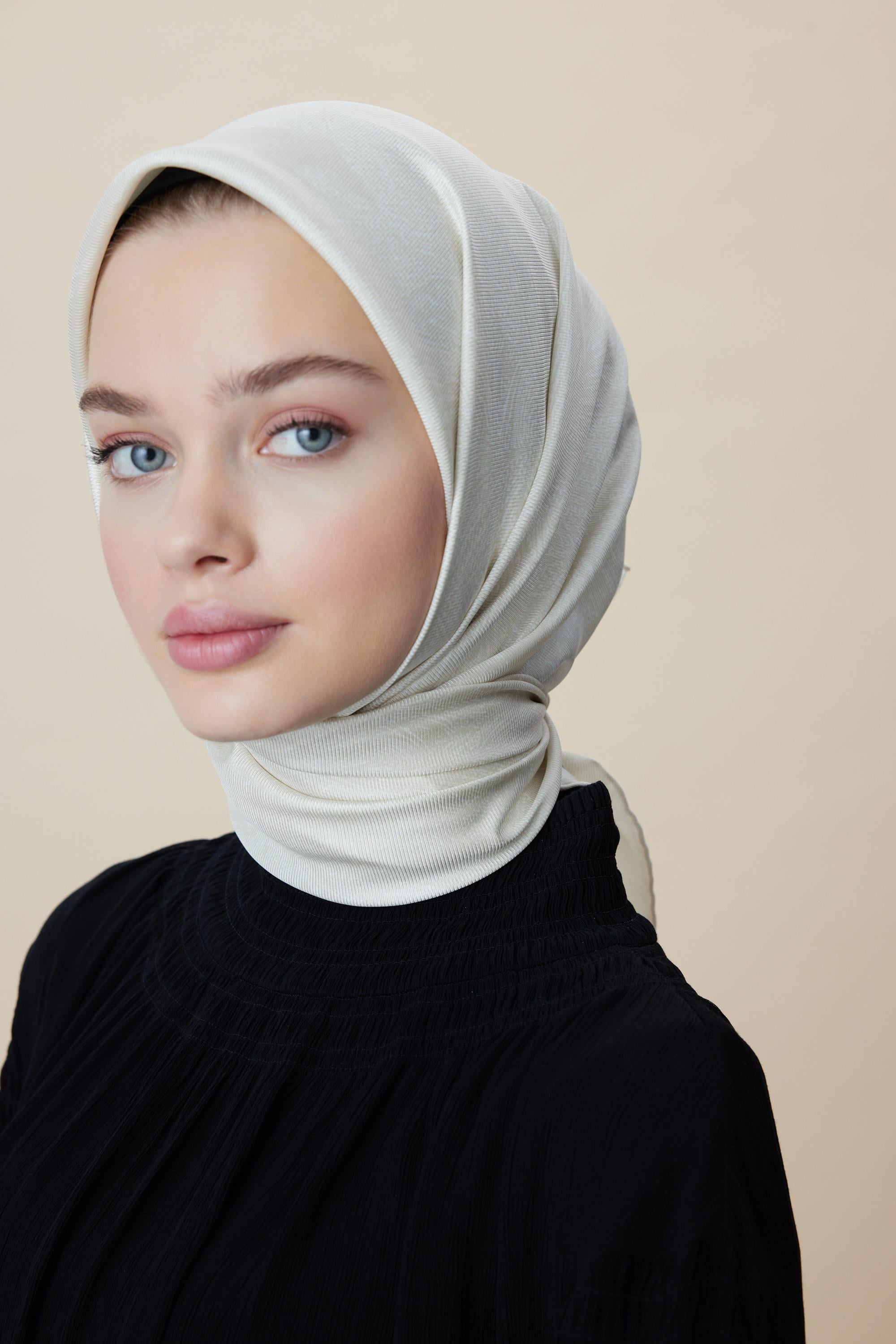 FARAH MULBERRY İPEK EŞARP 90*90 CM - FİLDİŞİ