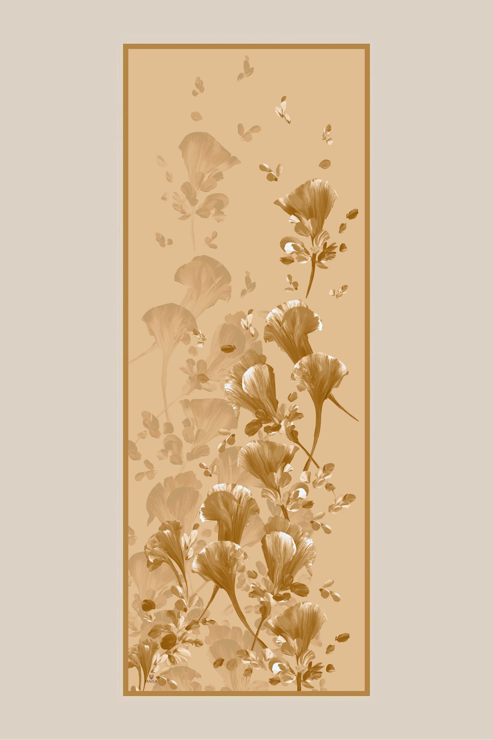 GEM KREP İPEK ŞAL 70*190 CM - KUM