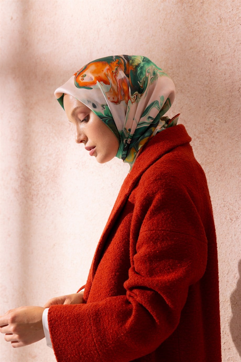 LİNA İPEK EŞARP 90x90