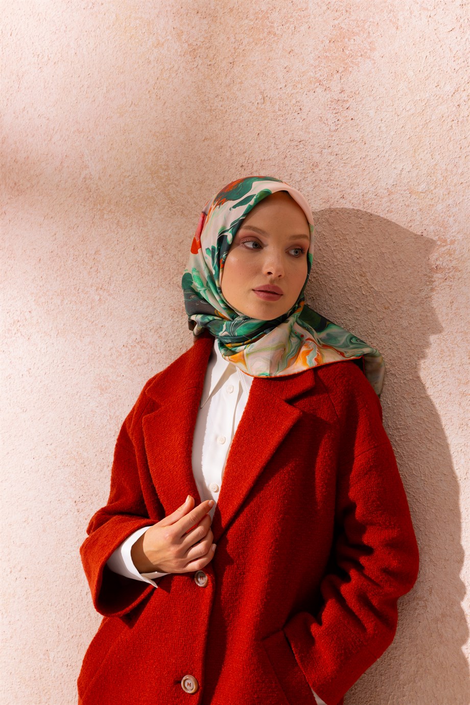 LİNA İPEK EŞARP 90x90