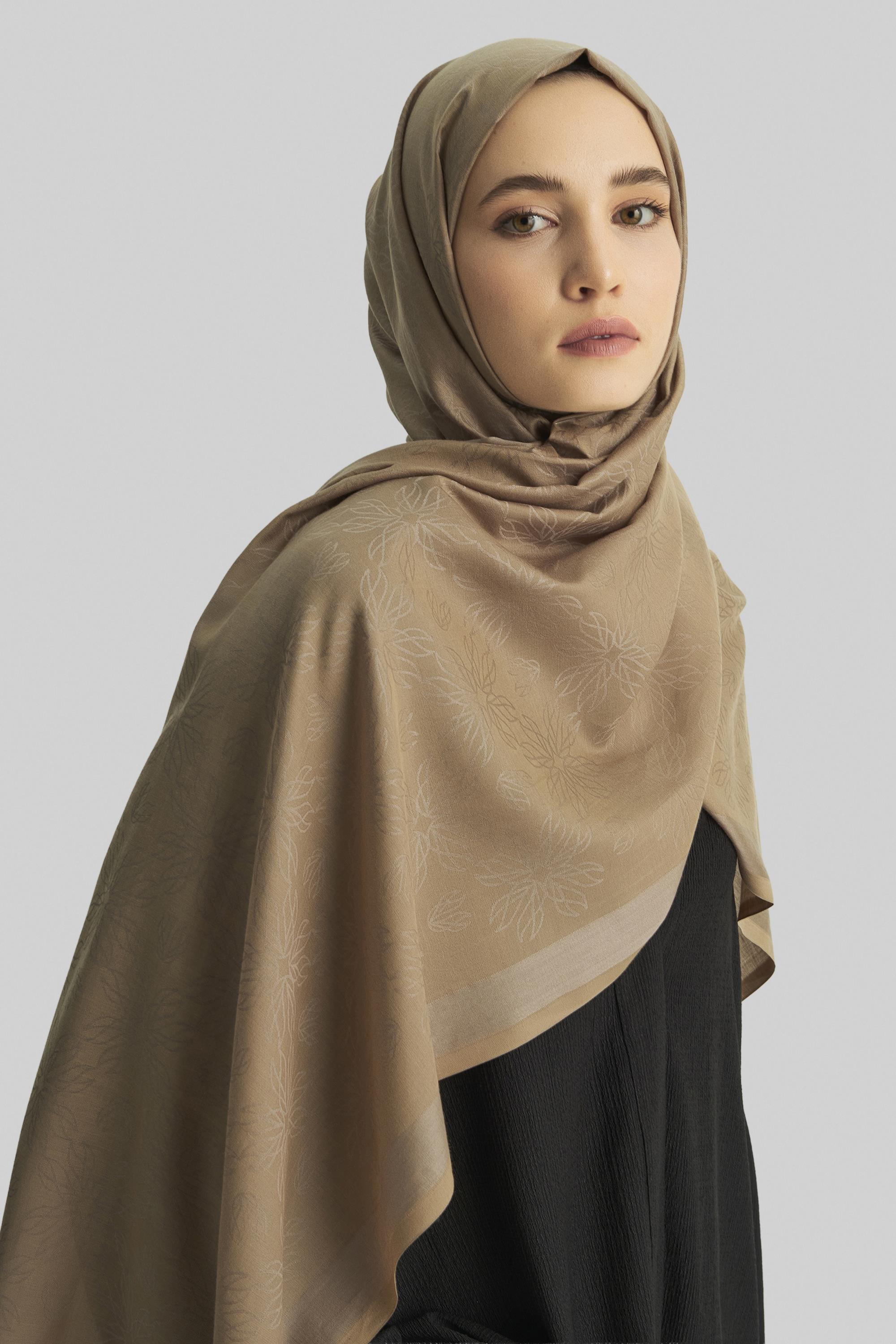 LİZAY PAMUK İPEK ŞAL-CAMEL