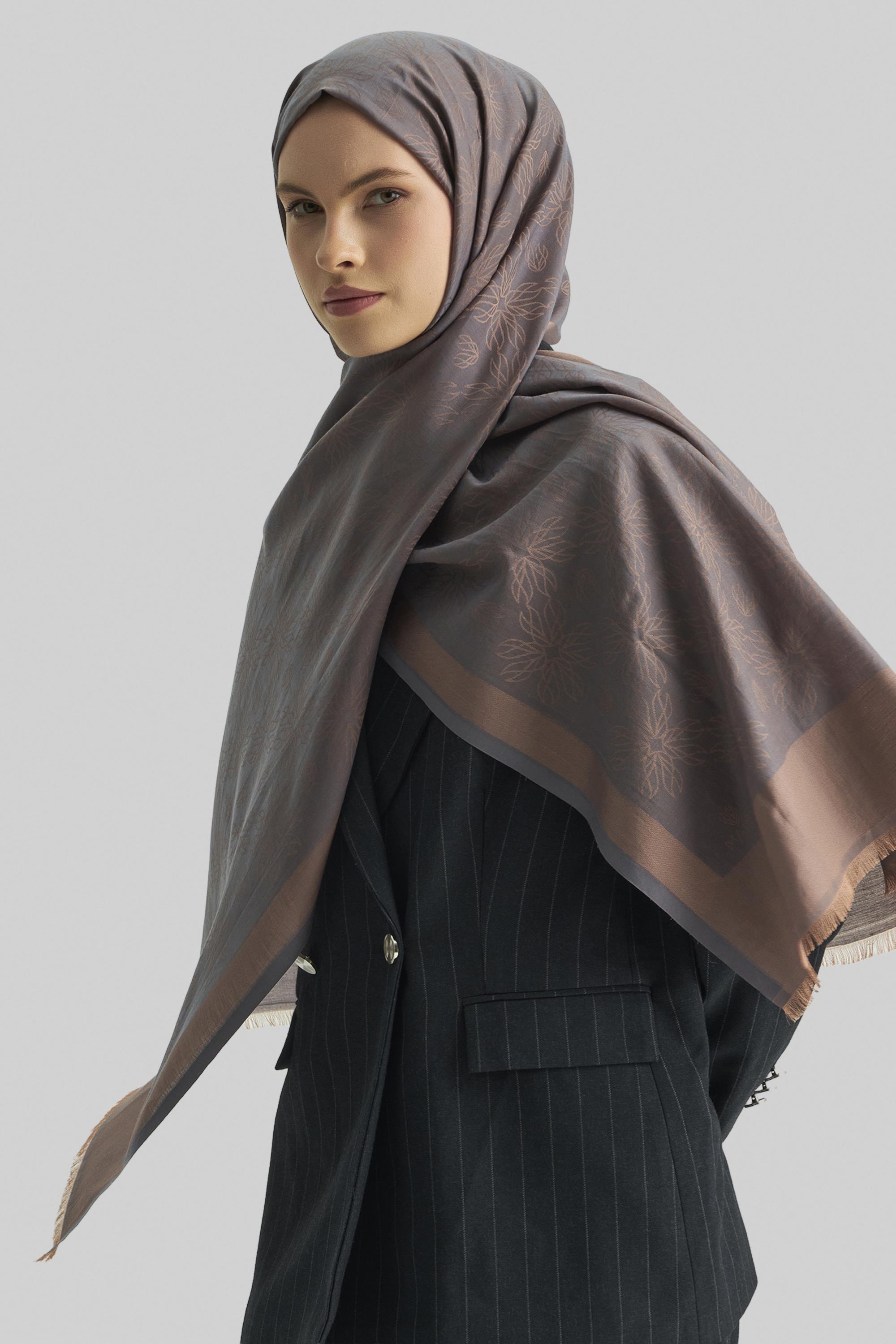 LİZAY PAMUK İPEK ŞAL-GÜMÜŞ