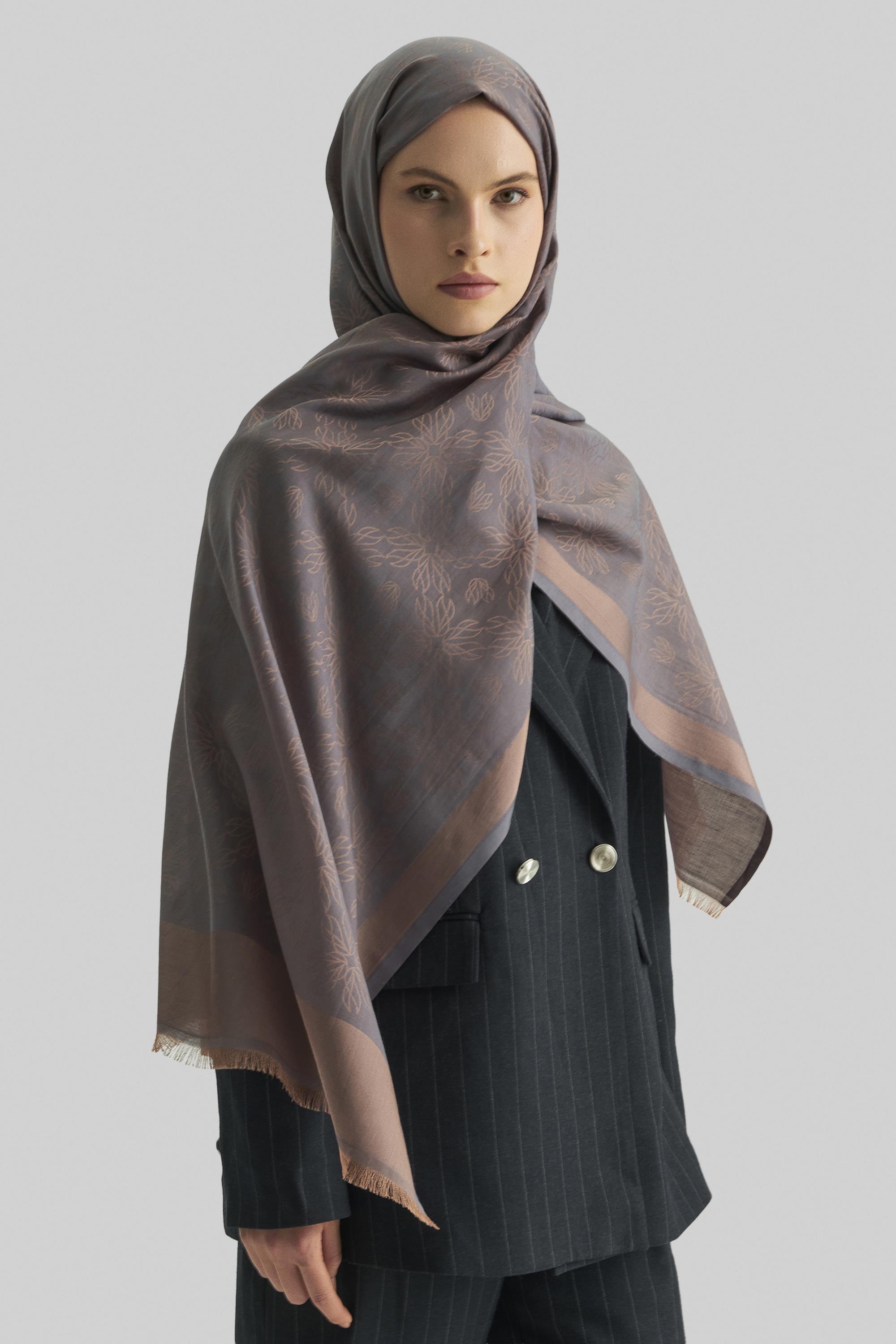 LİZAY PAMUK İPEK ŞAL-GÜMÜŞ