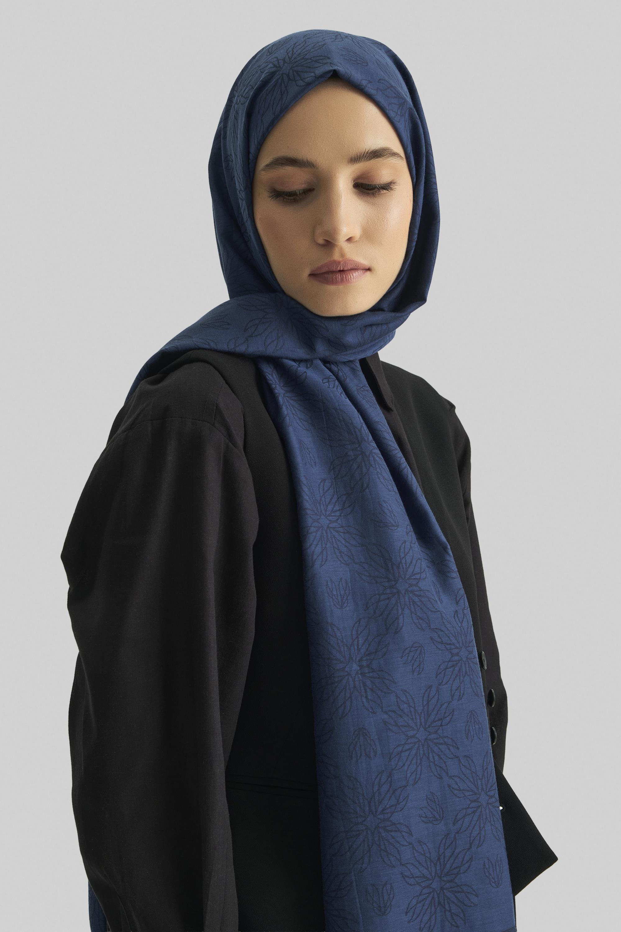 LİZAY PAMUK İPEK ŞAL-SAKS