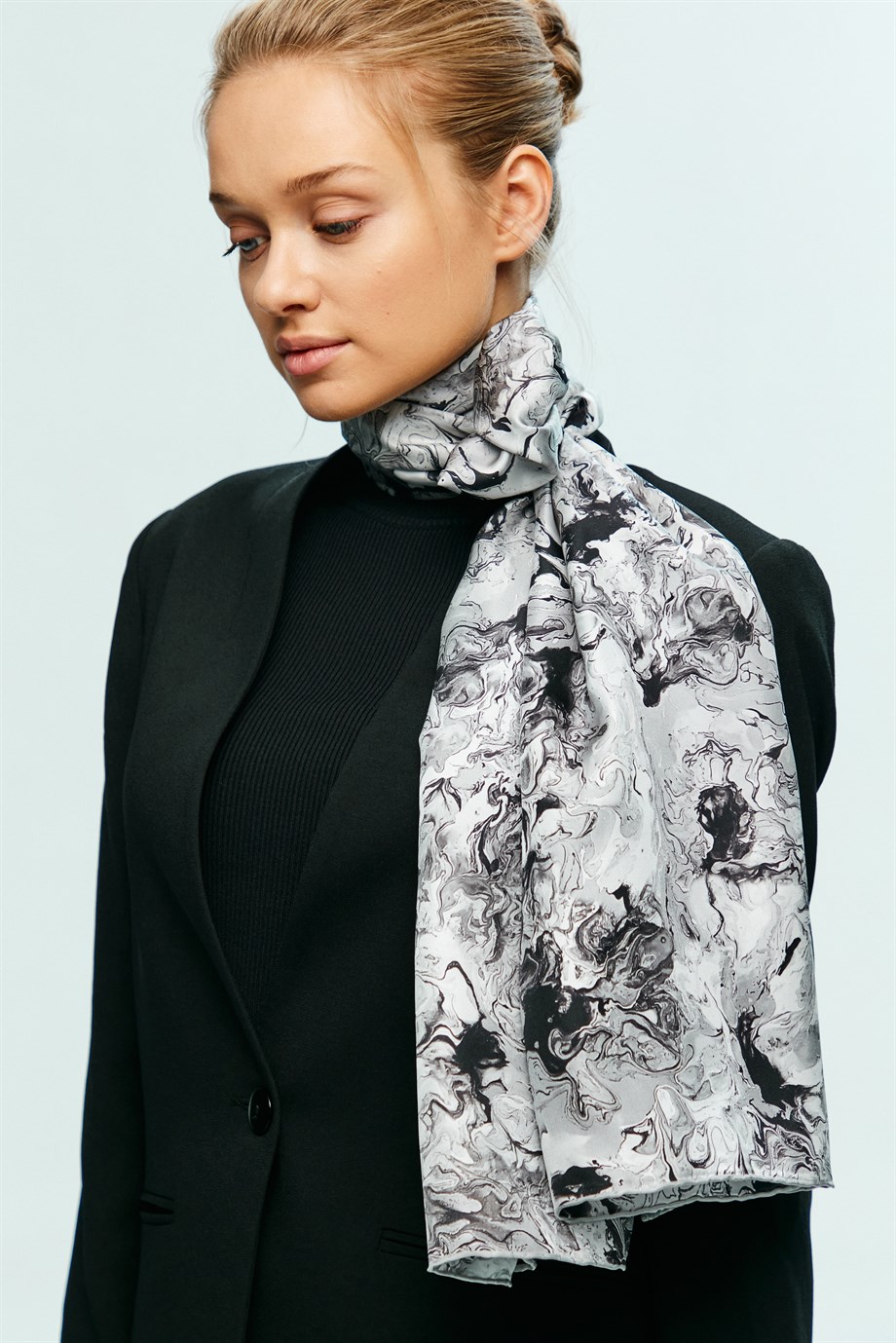 MAİ AKS TİVİL İPEK ŞAL 50x200