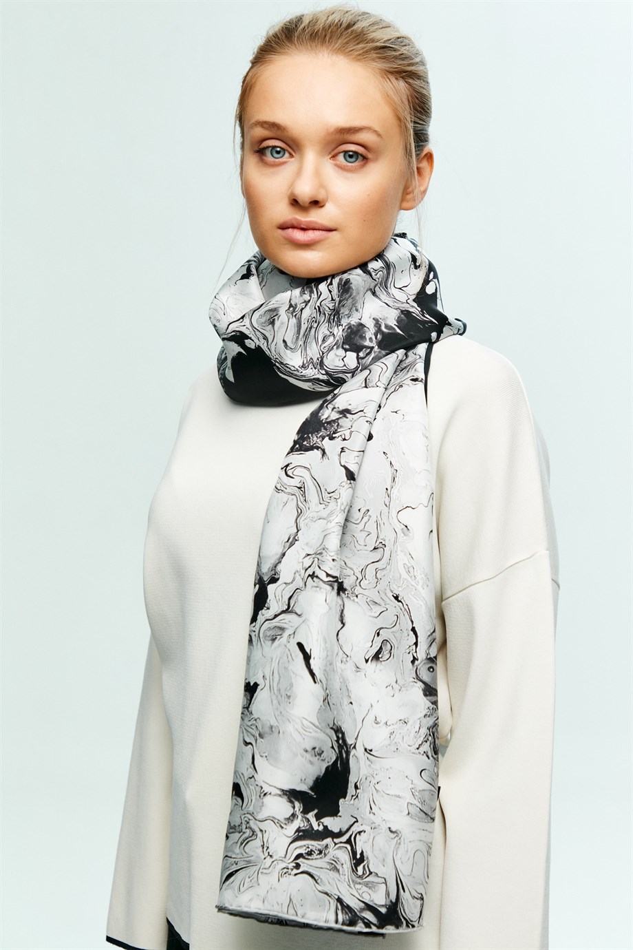 MAİ AKS TİVİL İPEK ŞAL 75x200