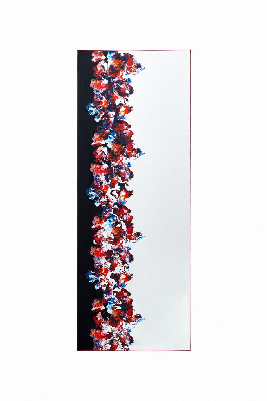 MAİ LAL TİVİL İPEK ŞAL 75x200