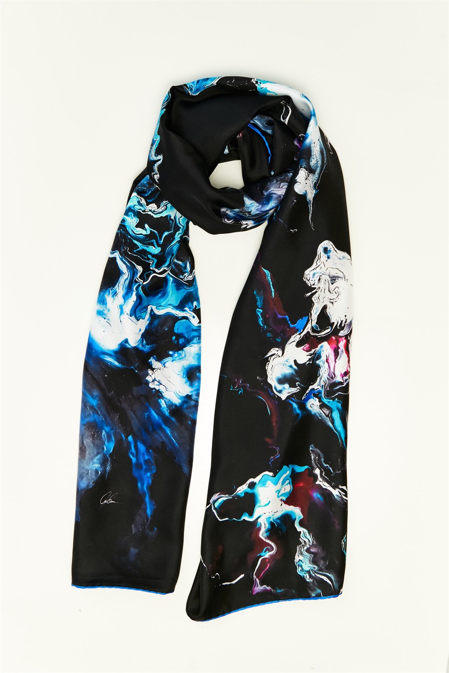 MAİ LOTUS TİVİL İPEK ŞAL 75x200