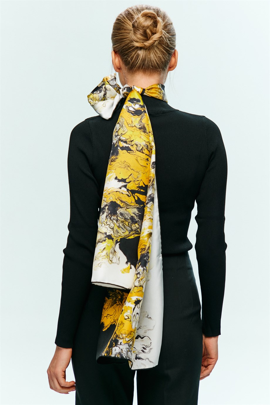 MAİ LUTEA TİVİL İPEK ŞAL 50x200