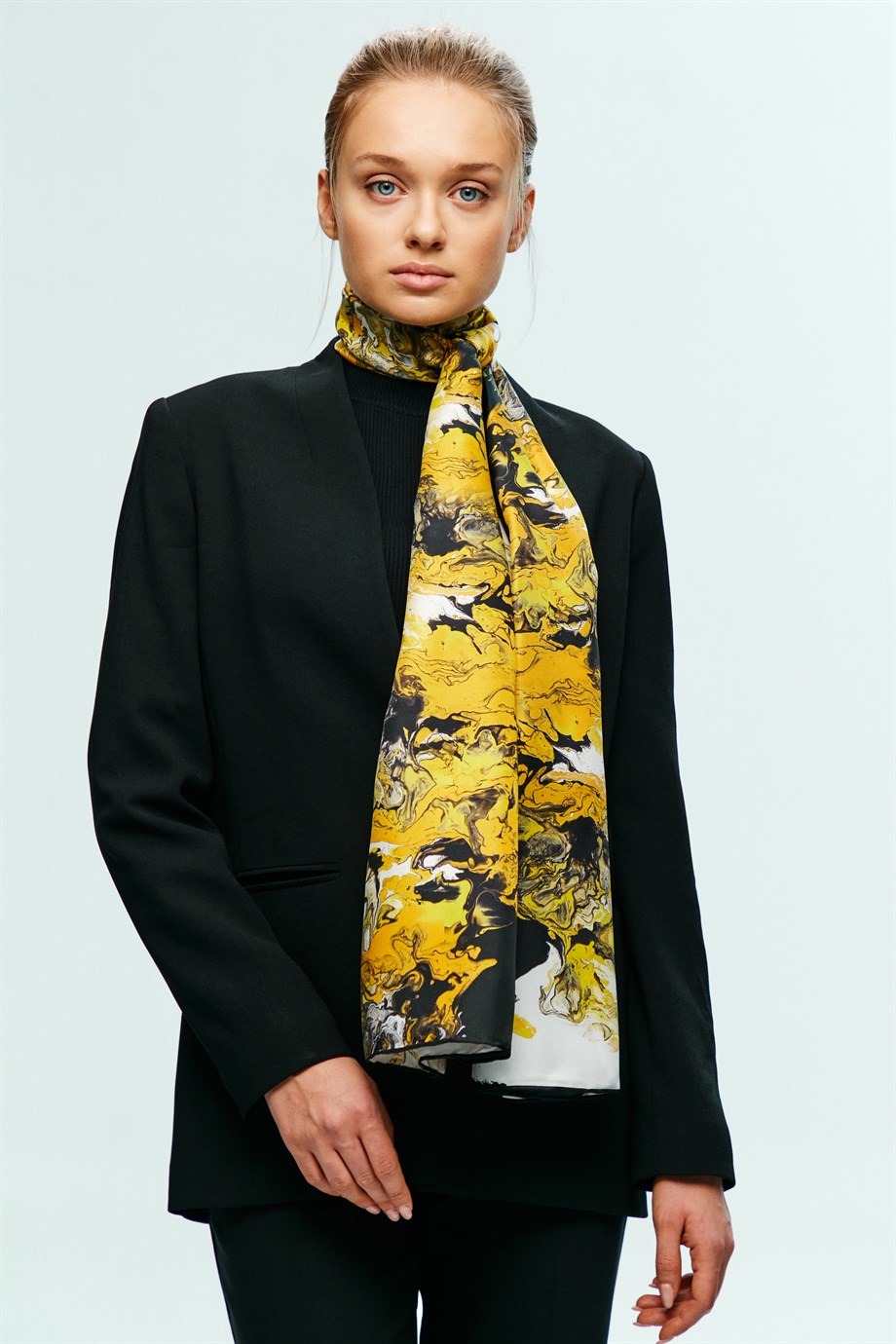 MAİ LUTEA TİVİL İPEK ŞAL 50x200