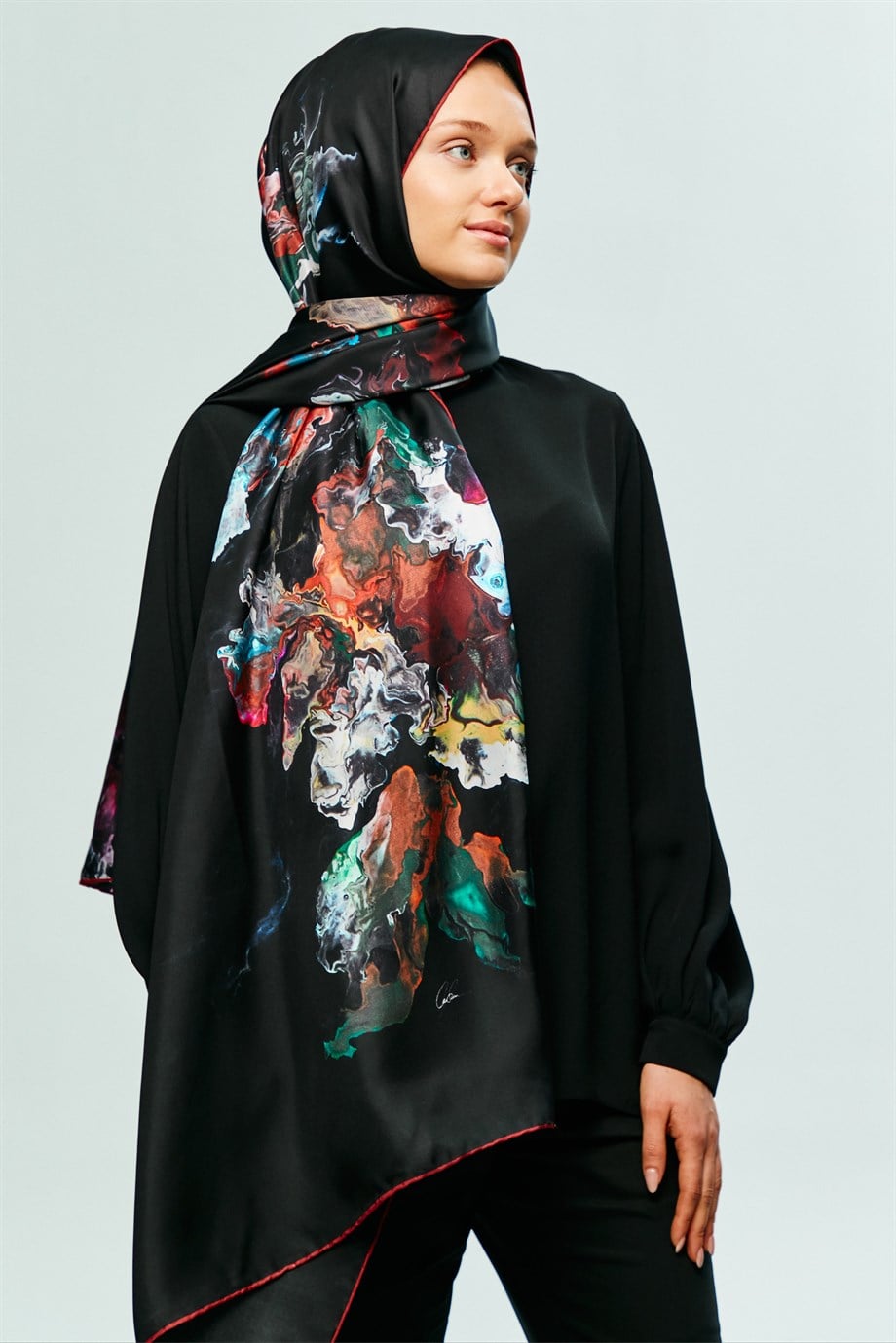 MAİ SAY TİVİL İPEK ŞAL 75x200