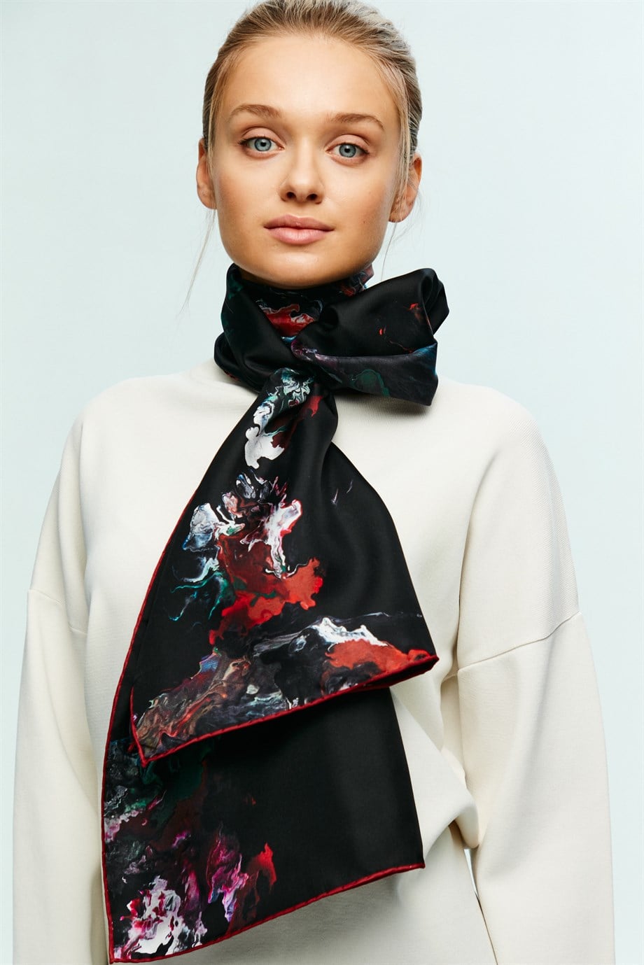 MAİ SAY TİVİL İPEK ŞAL 75x200