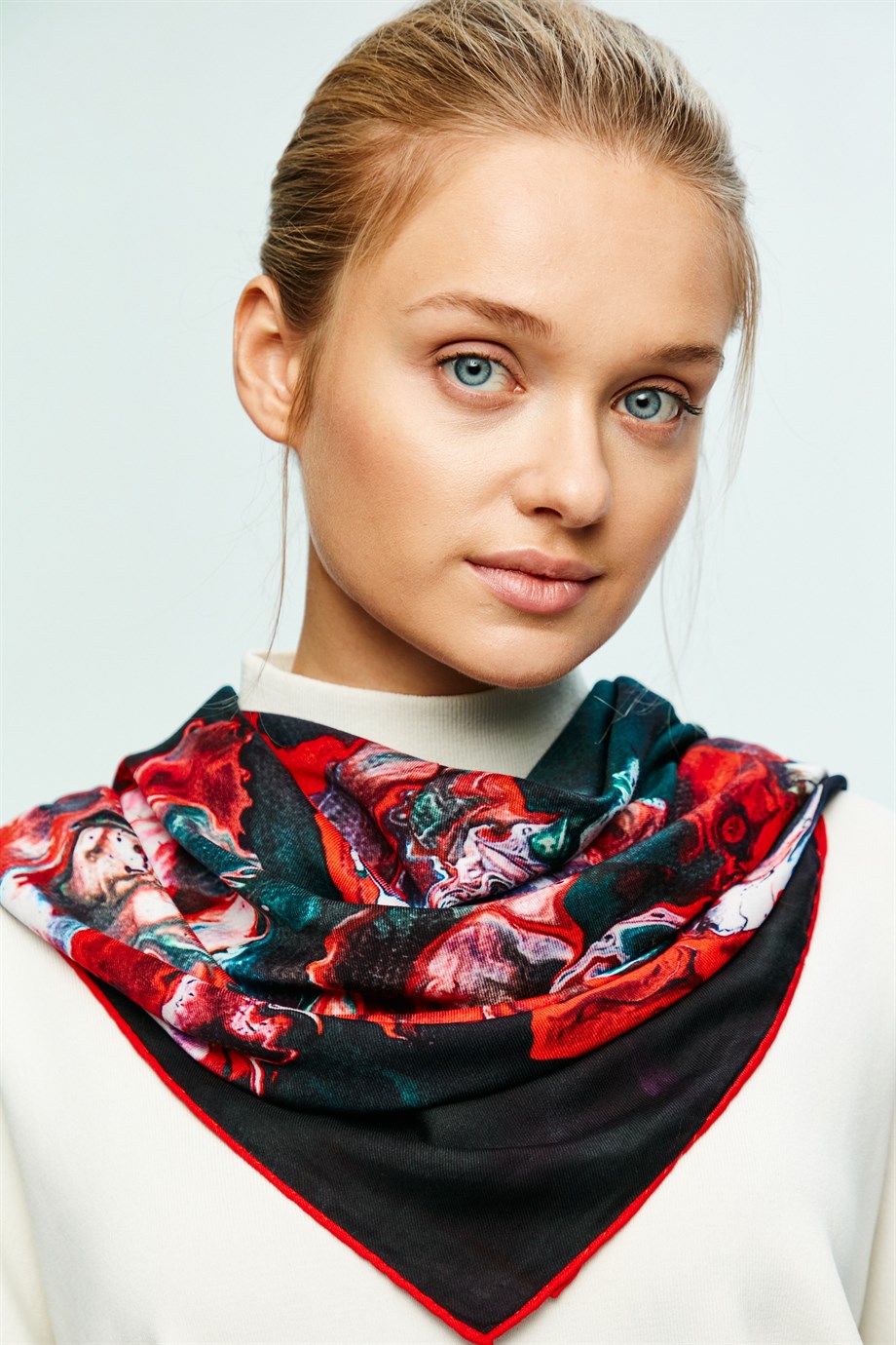 SIR MODAL İPEK KARE ŞAL 115x115