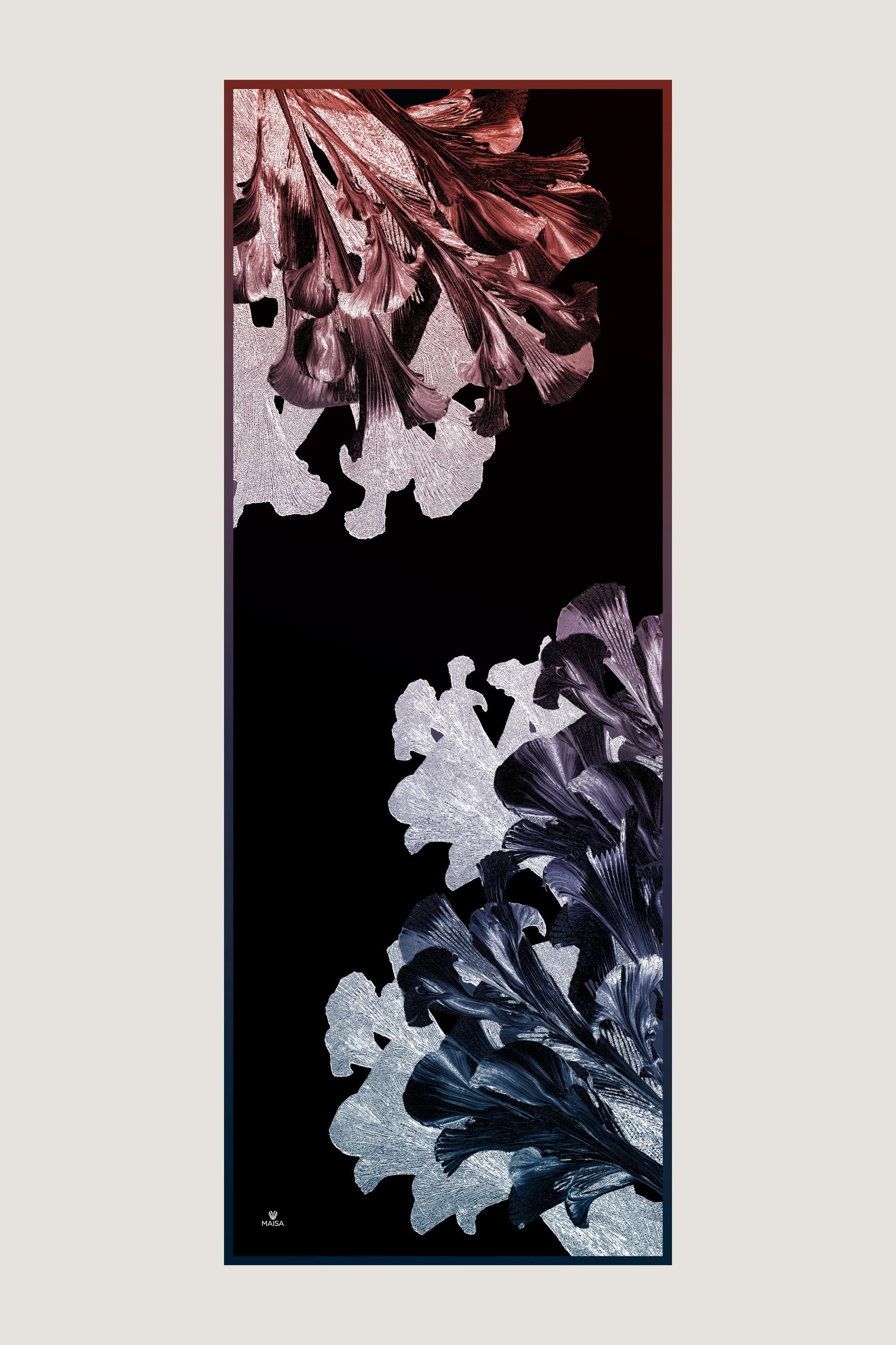 MİRA PAMUK İPEK ŞAL 70*190 CM - LACİVERT