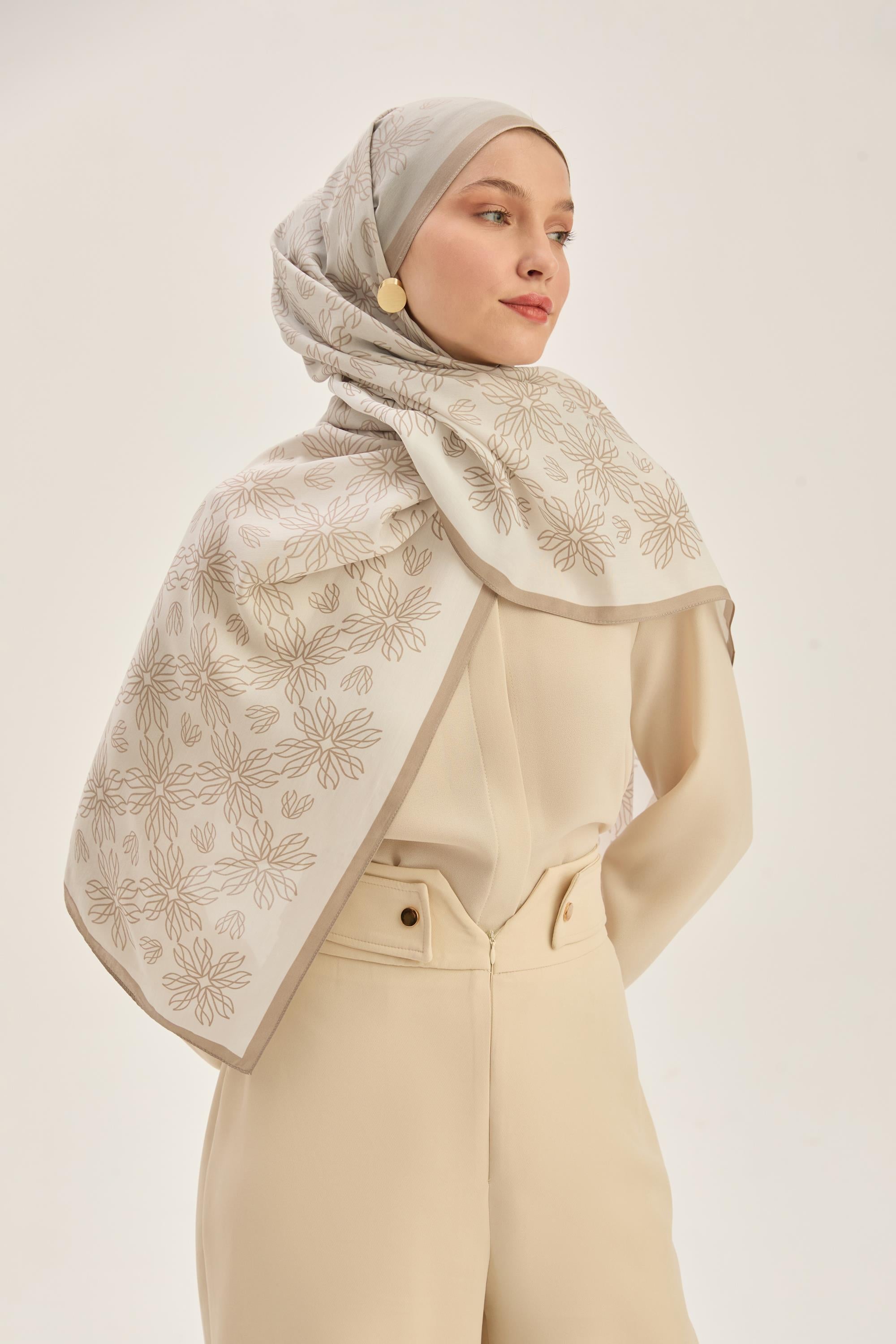 NEVA FLOŞ VİSKON 70*190 CM ŞAL - TAŞ