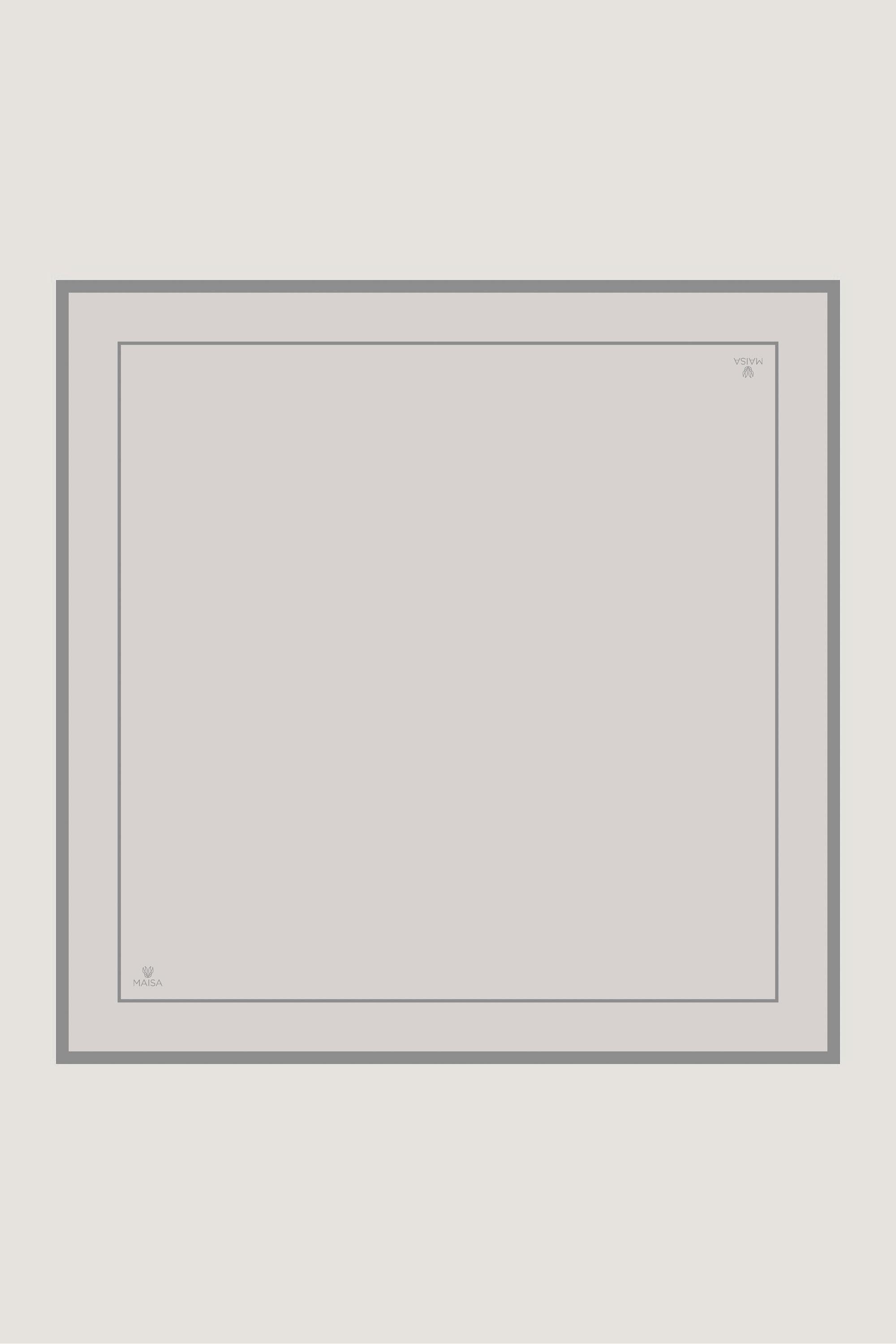 PAK TİVİL İPEK EŞARP 90*90 CM - AÇIK GRİ