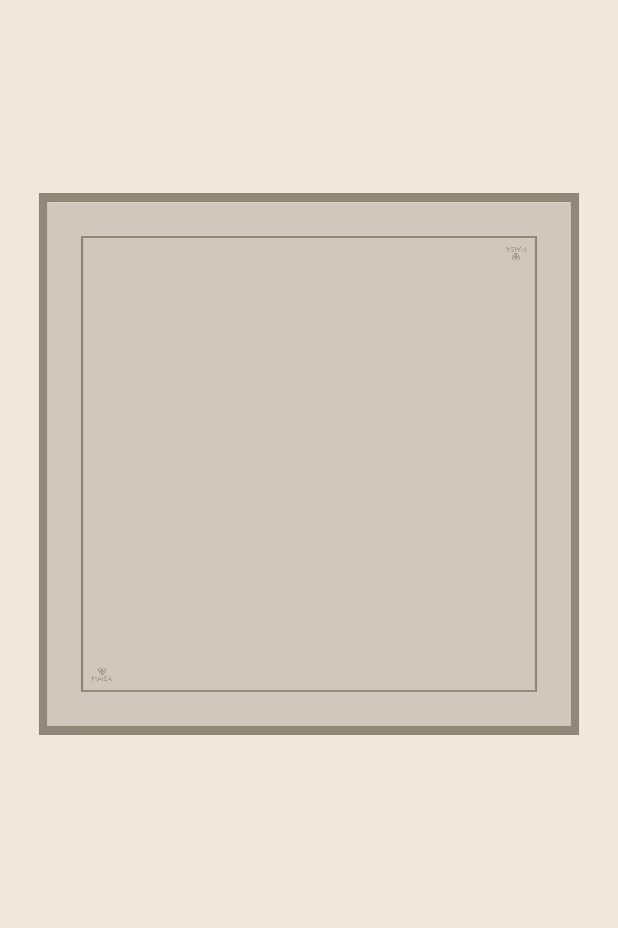 PAK TİVİL İPEK EŞARP 90*90 CM - BEJ