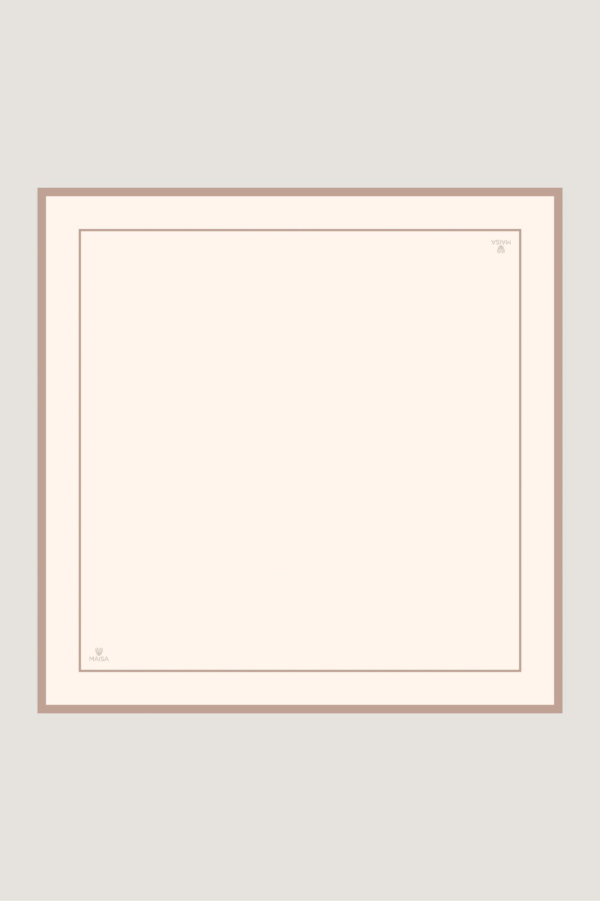 PAK TİVİL İPEK EŞARP 90*90 CM - EKRU