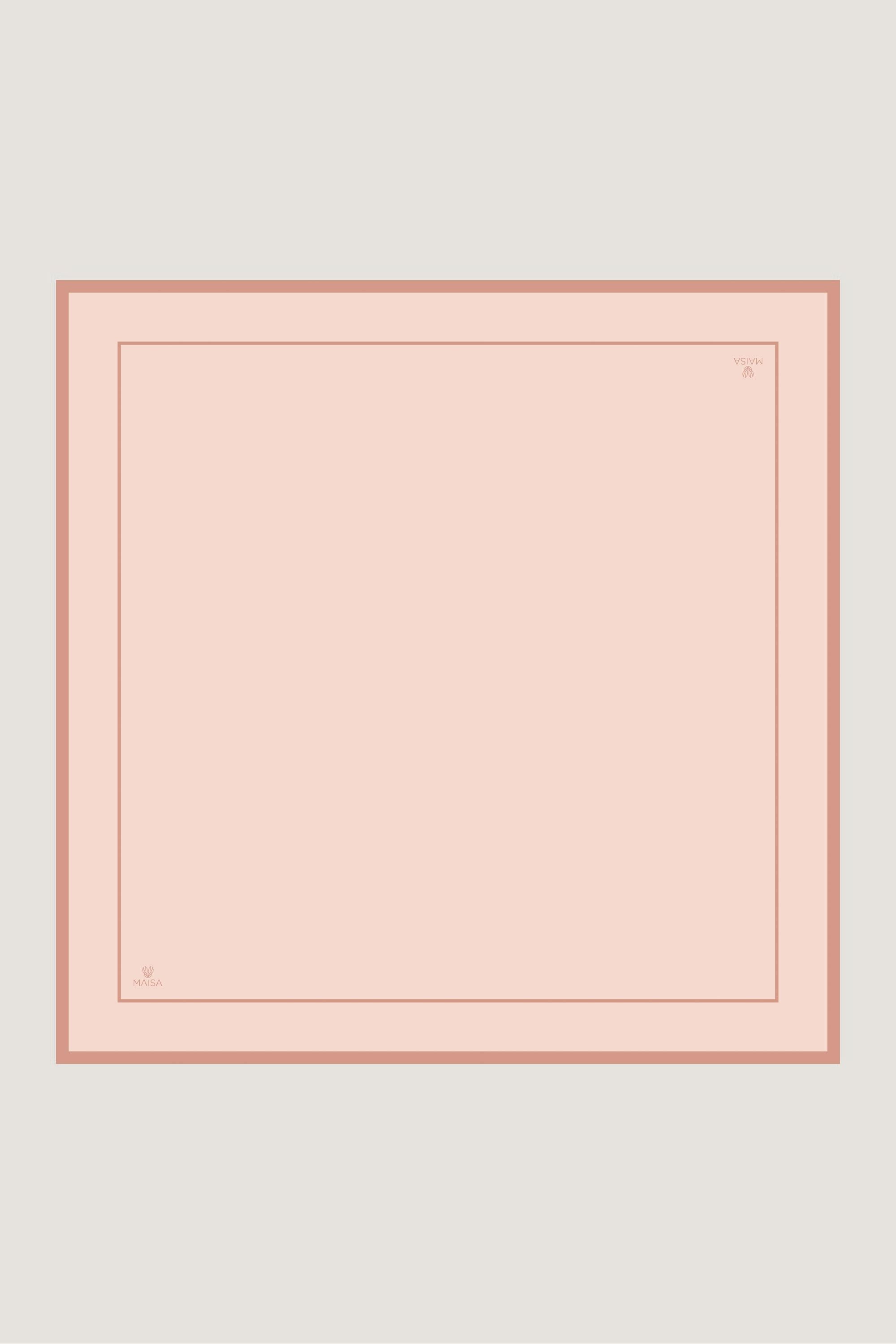 PAK TİVİL İPEK EŞARP 90*90 CM - PUDRA PEMBE