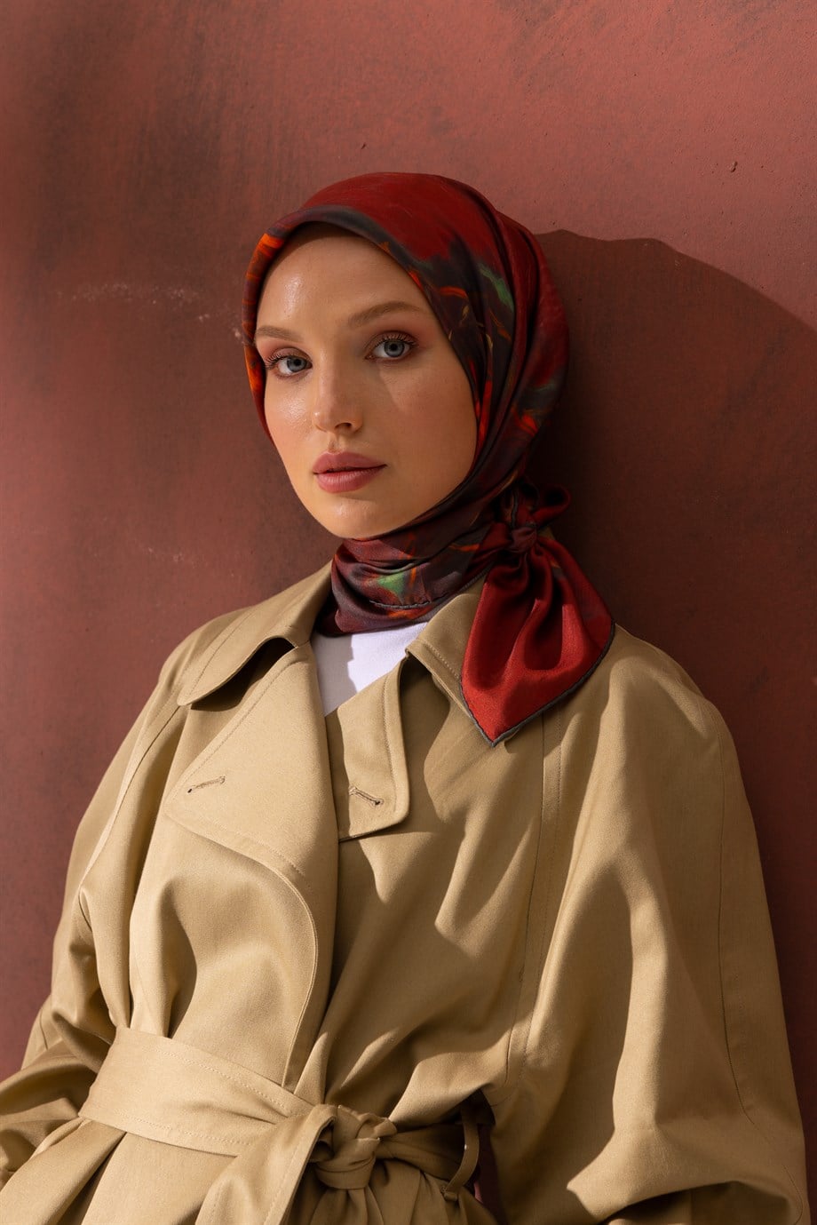 PİRUS İPEK EŞARP 90x90