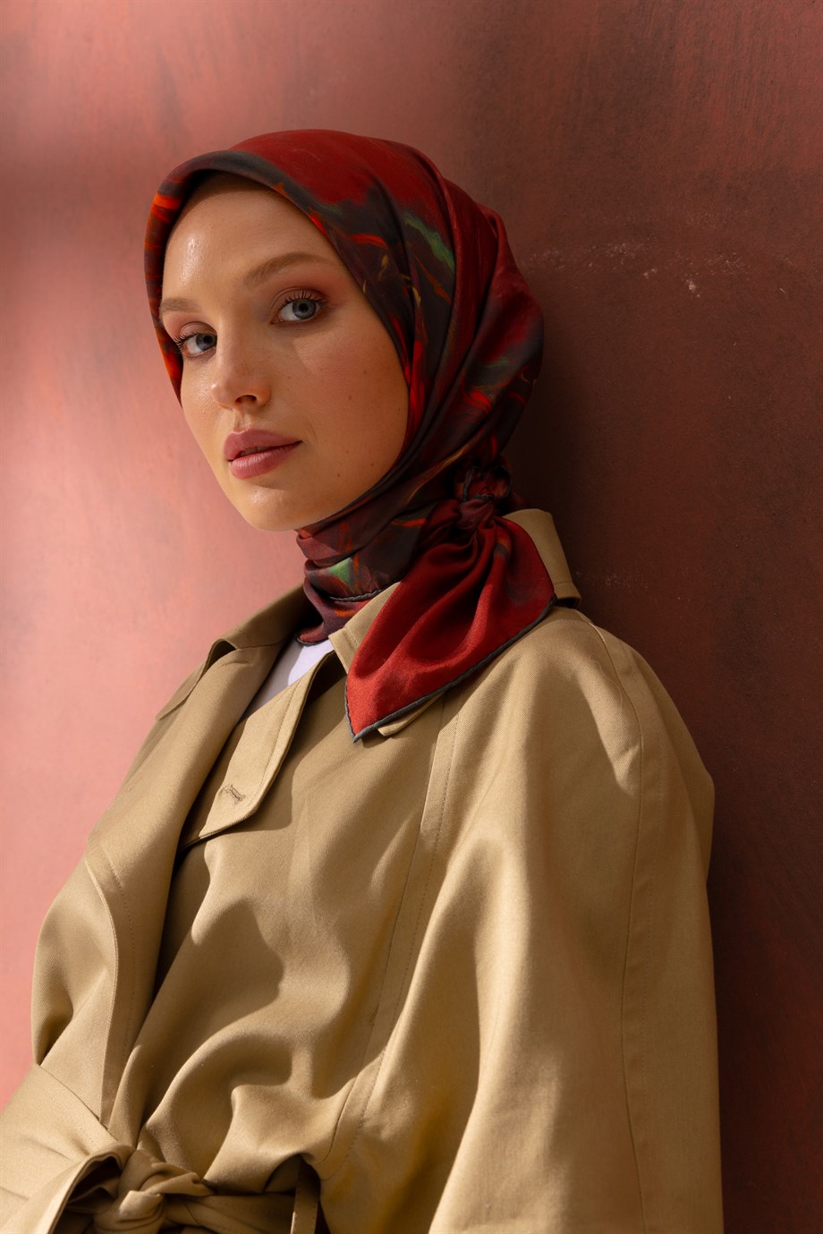 PİRUS İPEK EŞARP 90x90