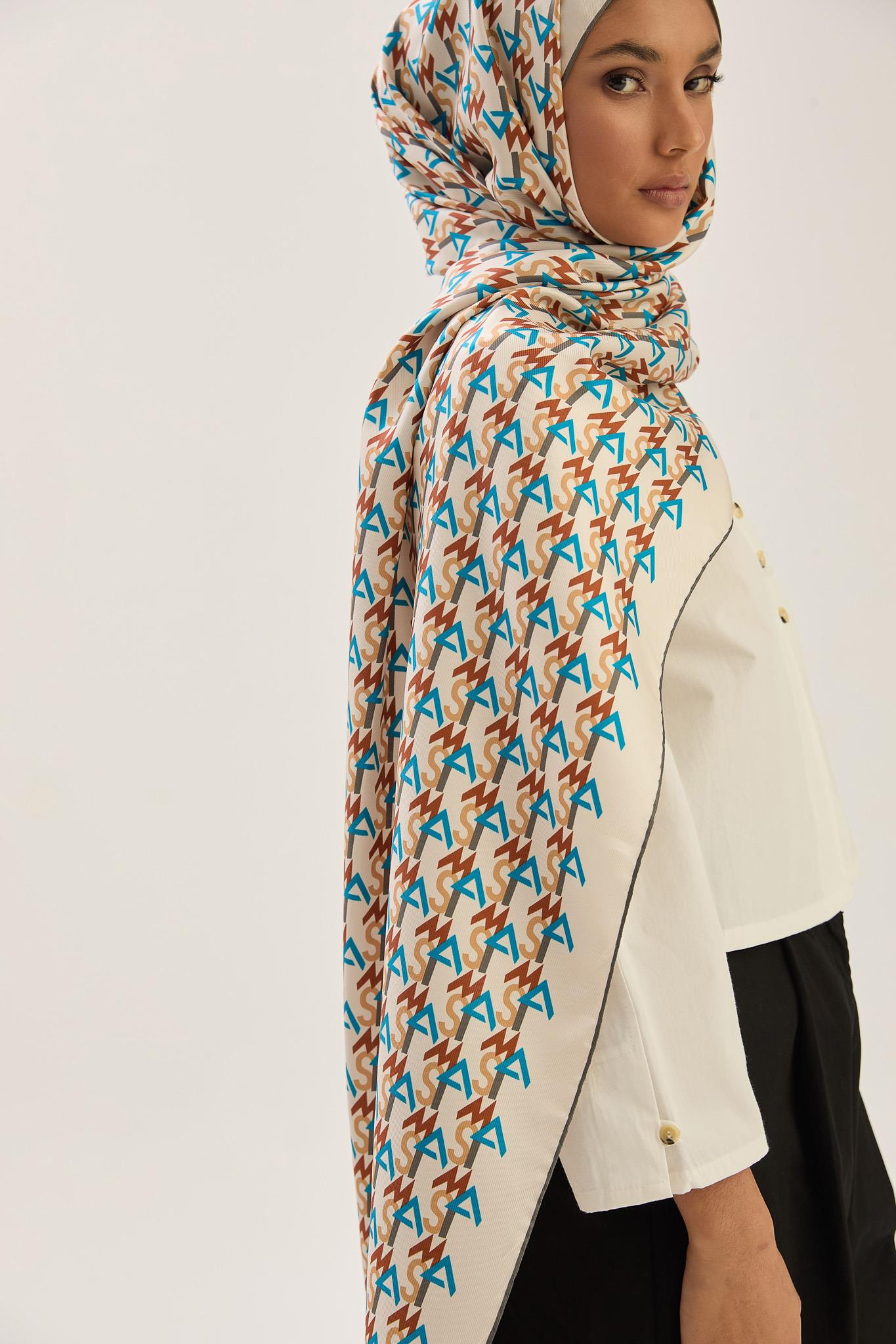 REMZ MULBERRY İPEK ŞAL 70*190 CM - KAHVERENGİ