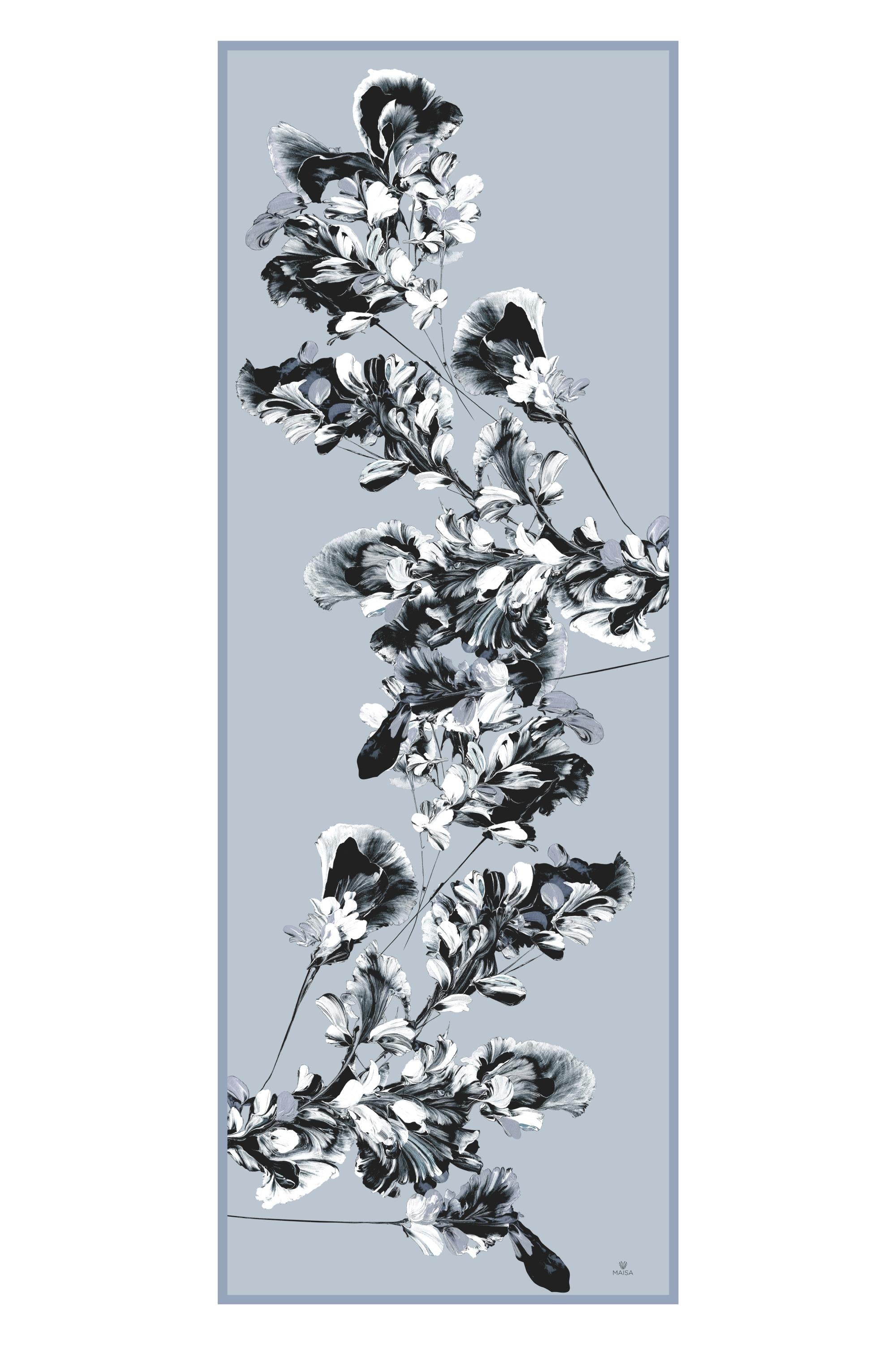 RİŞE KREP İPEK ŞAL 70*190 – GRİ