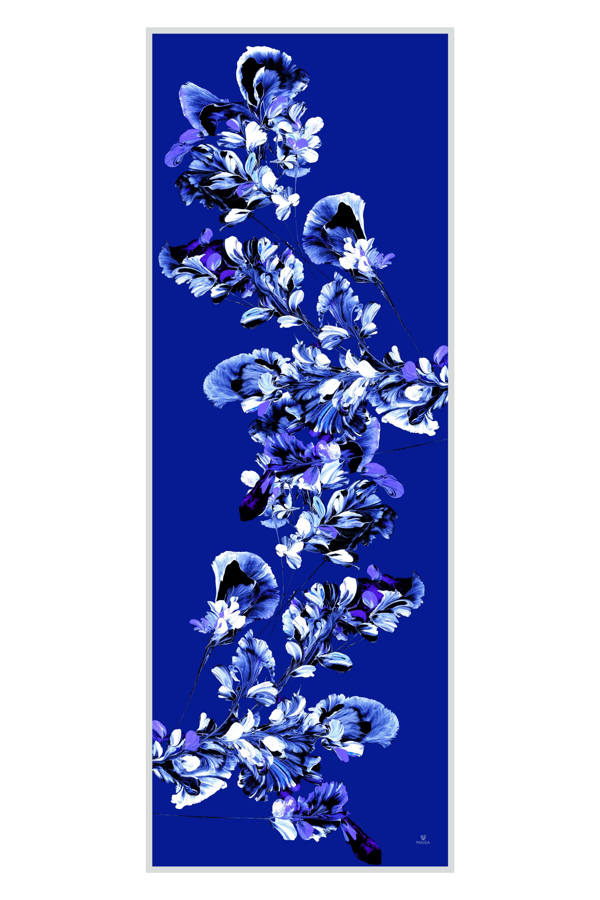 RİŞE KREP İPEK ŞAL 70*190 – SAKS