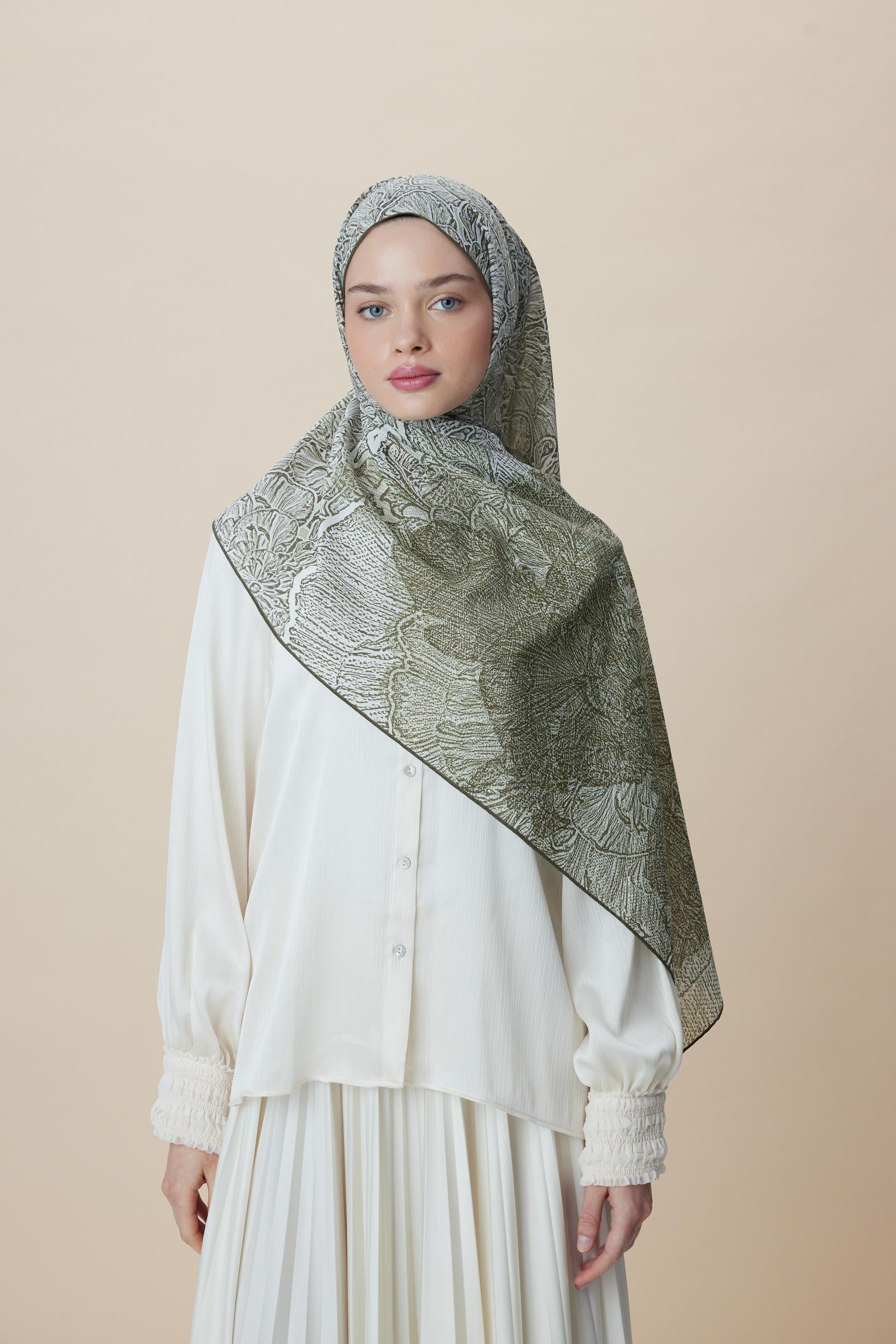 SEDEF FLOŞ VİSKON ŞAL 70*190 CM - BEJ