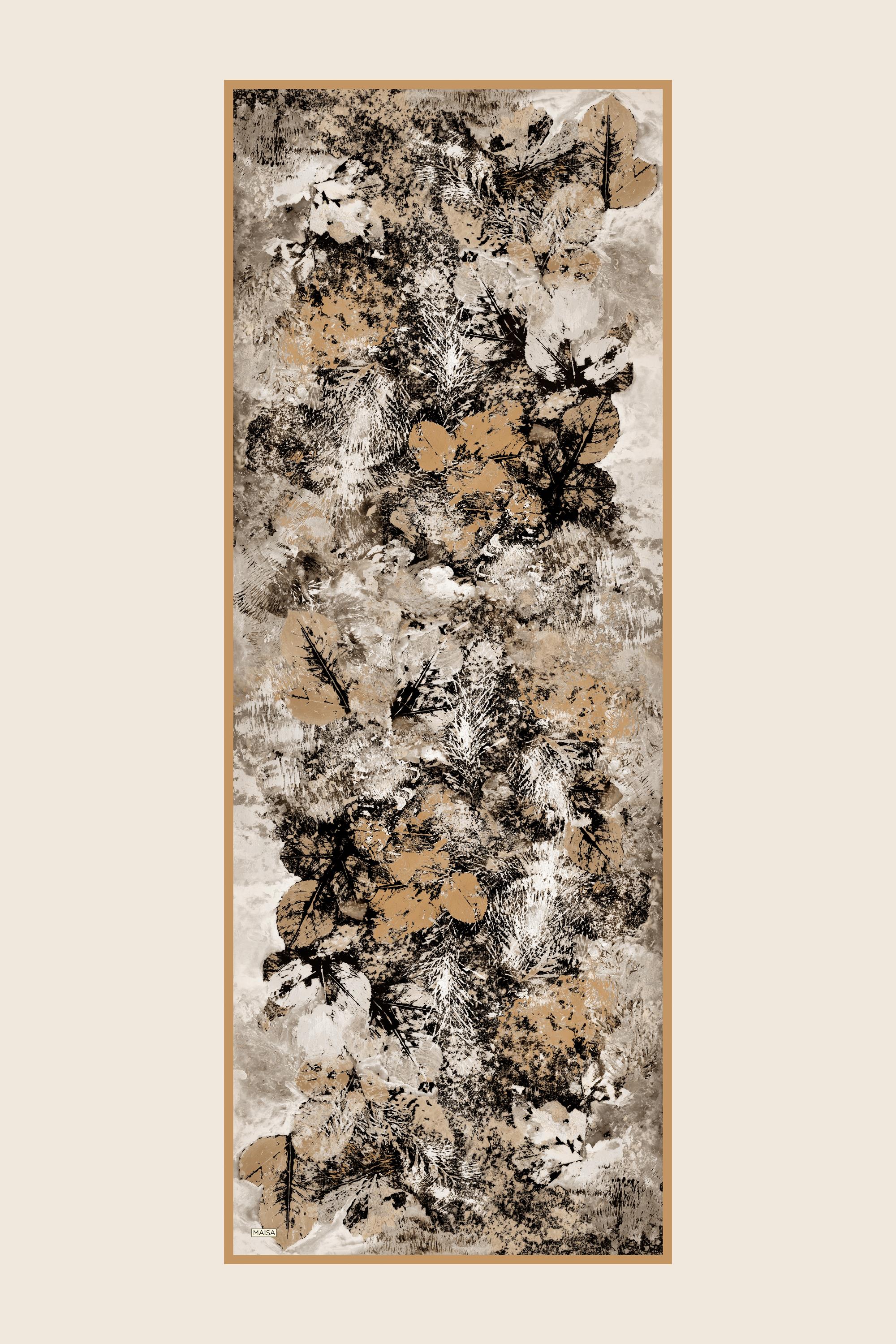ŞEHVAR YÜN İPEK KAŞMİR ŞAL 70*200 CM - BEJ