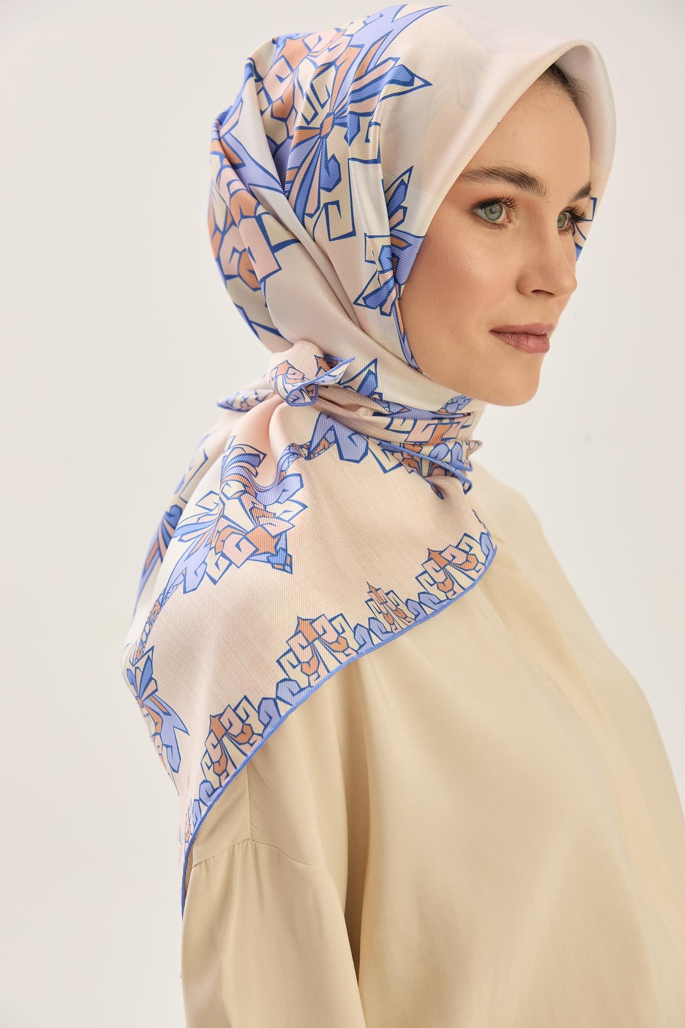 ŞİMAL MULBERRY İPEK EŞARP 90*90 CM - MOR