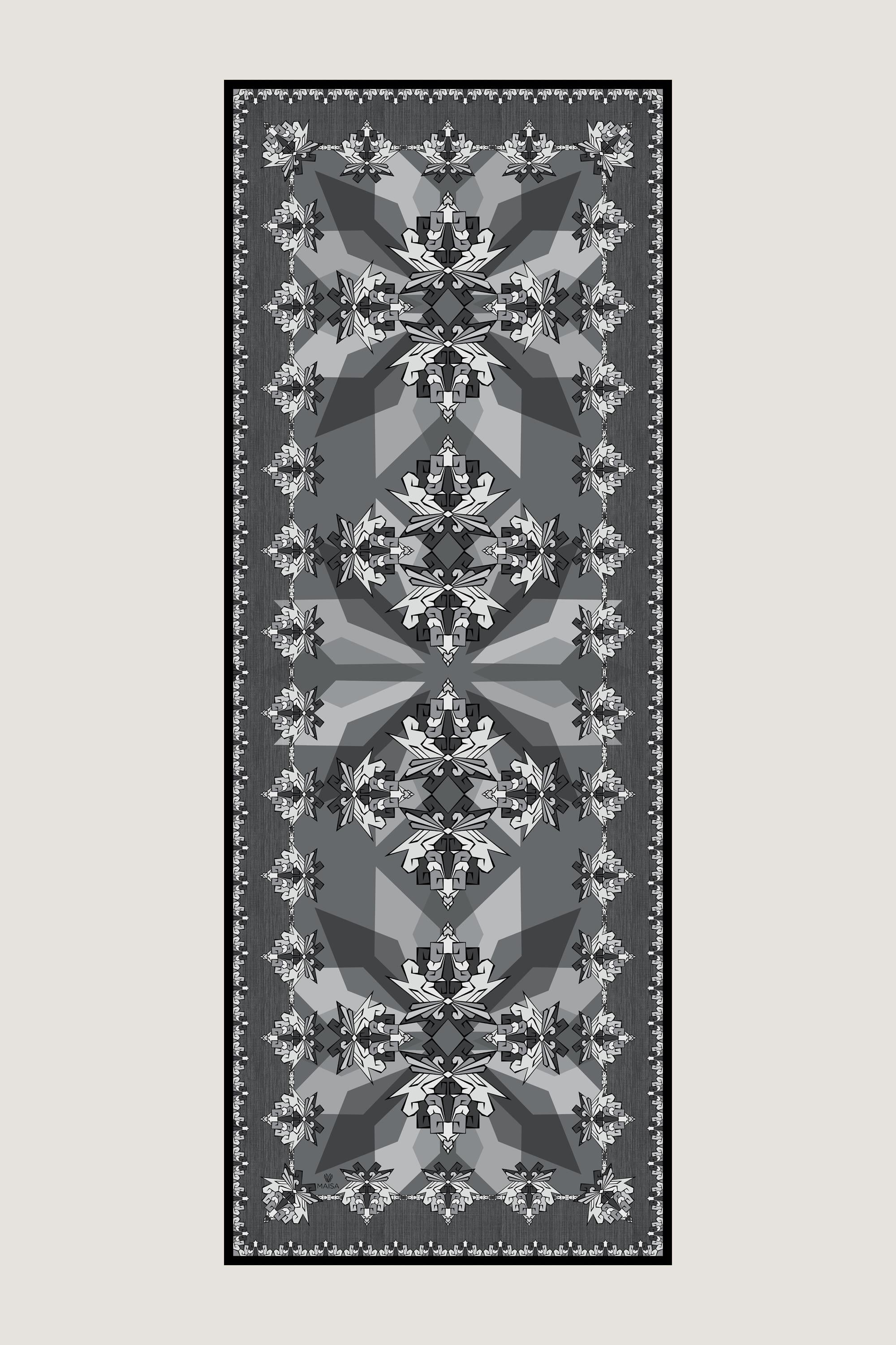 ŞİMAL MULBERRY İPEK ŞAL 70*190 CM - ANTRASİT