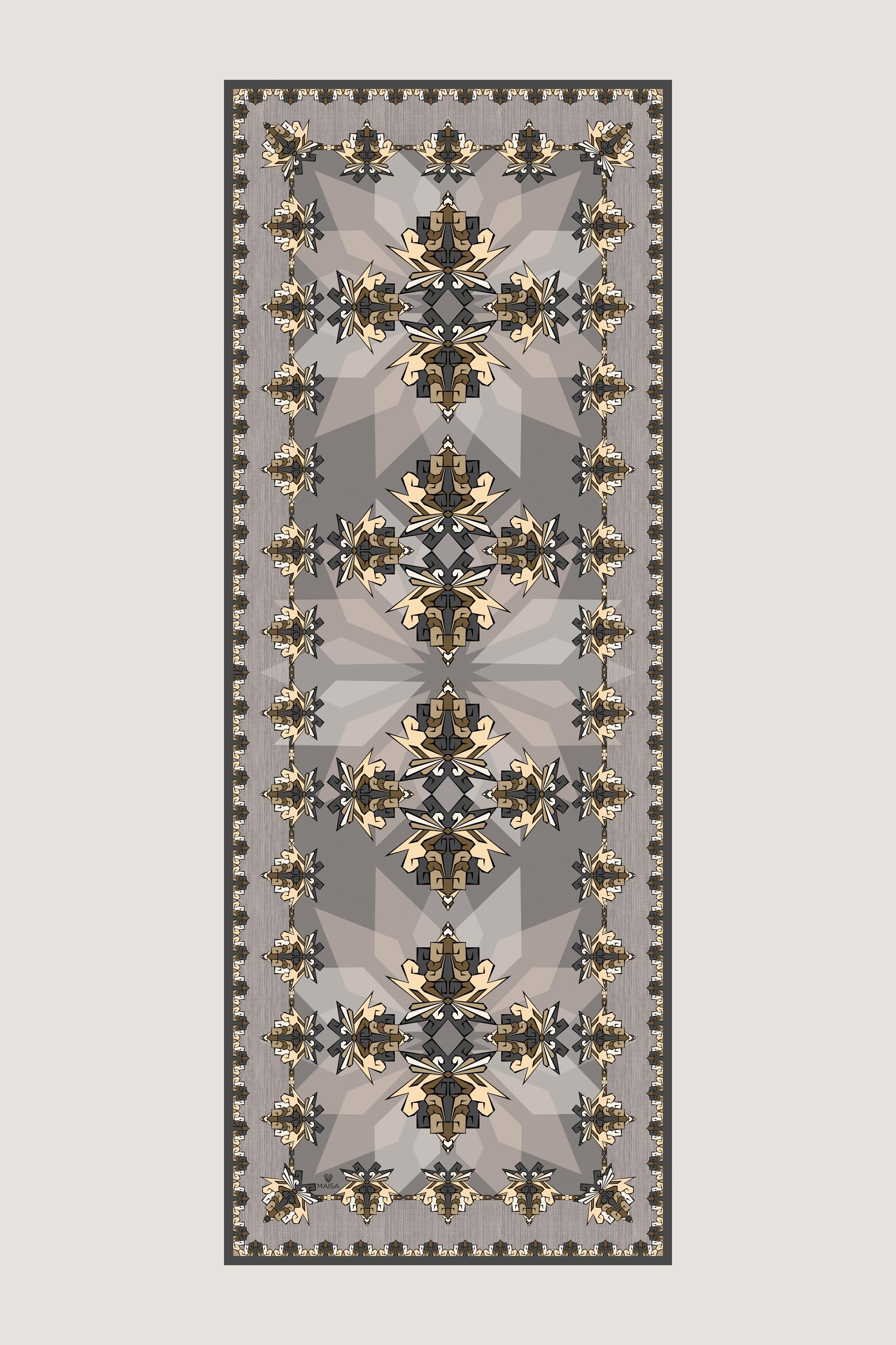 ŞİMAL MULBERRY İPEK ŞAL 70*190 CM - GRİ