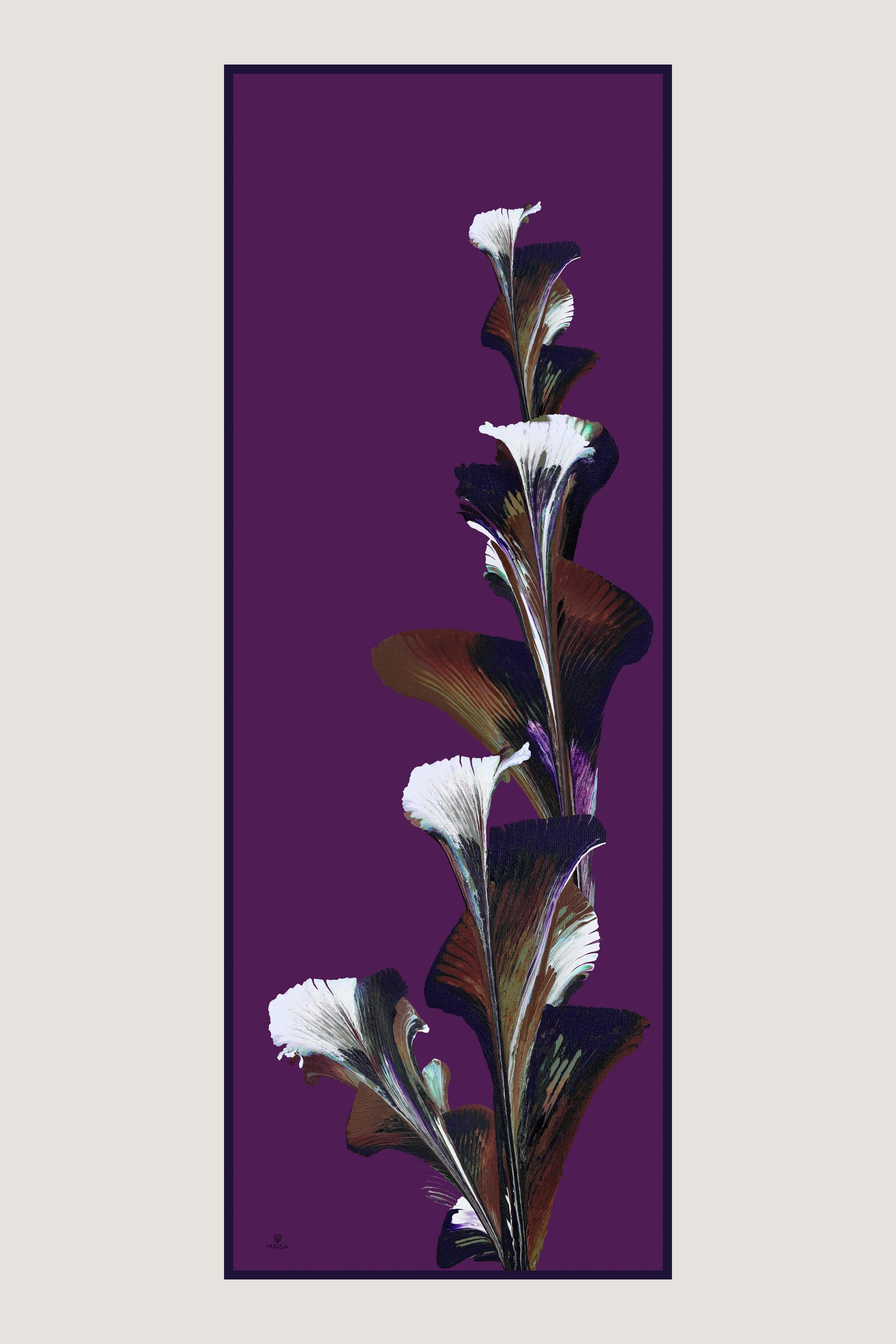 ŞULE PAMUK İPEK ŞAL 70*190 CM - MÜRDÜM