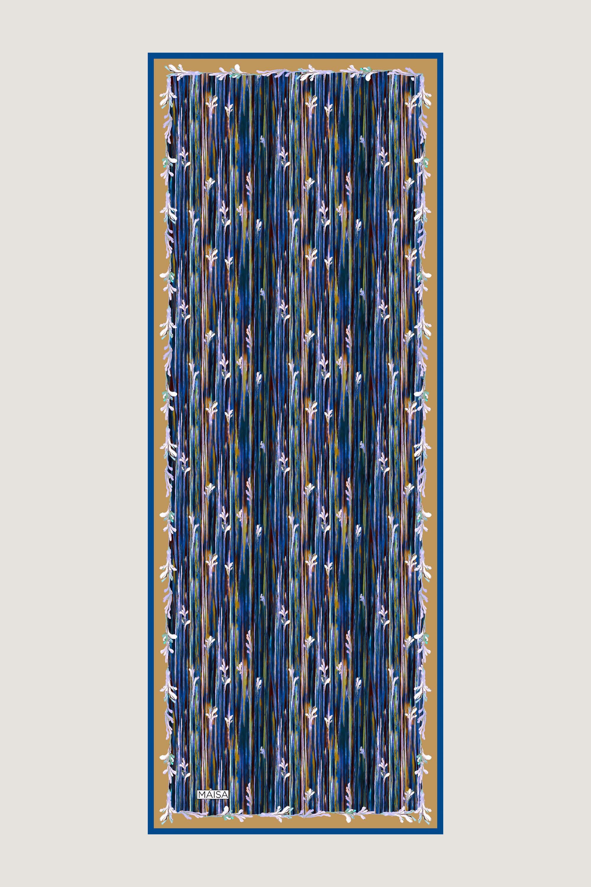 SUZEN FLOŞ VİSKON ŞAL 70*190 CM - CAMEL