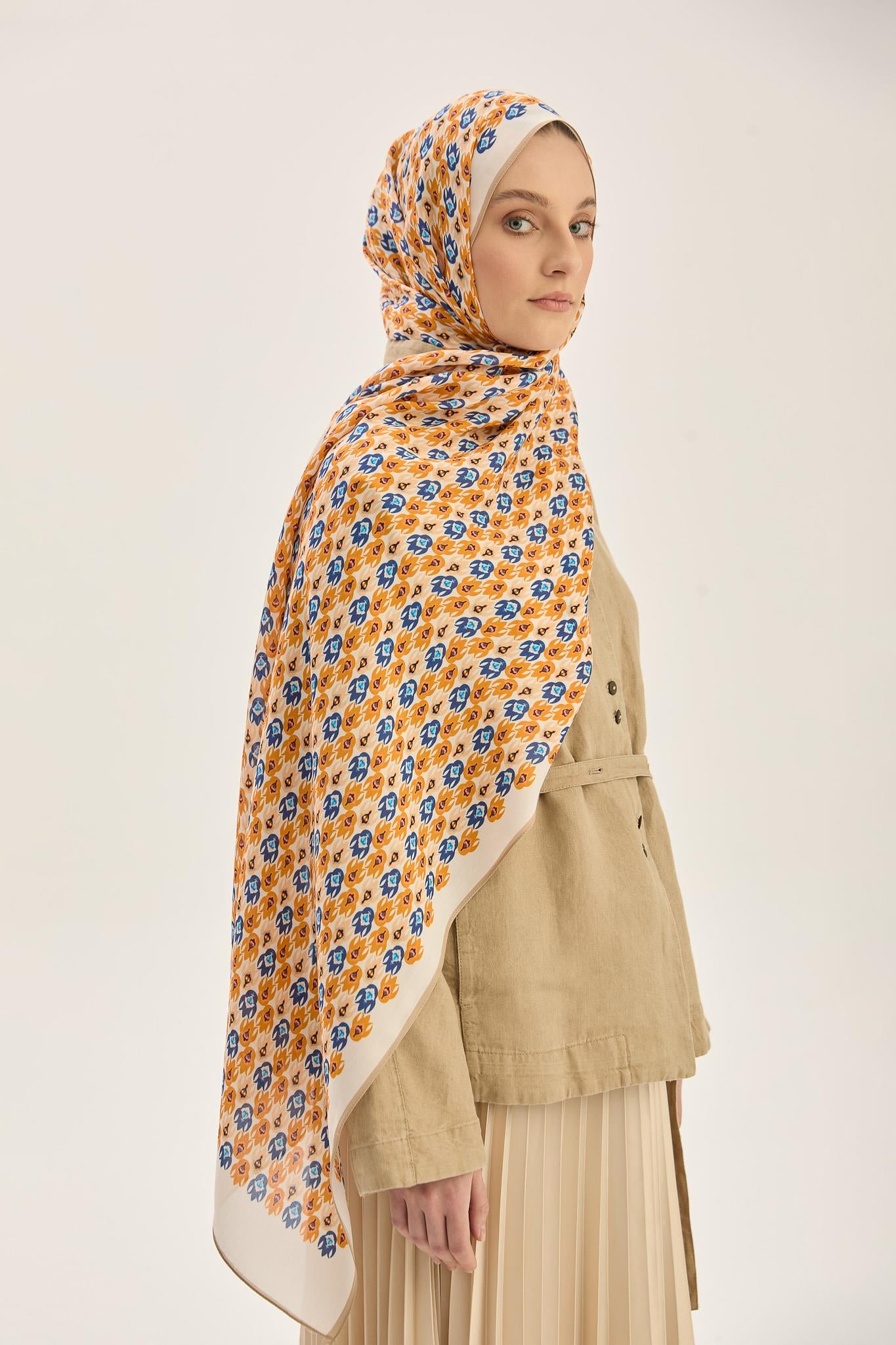 TAN FLOŞ VİSKON 70*190CM ŞAL - BEJ 