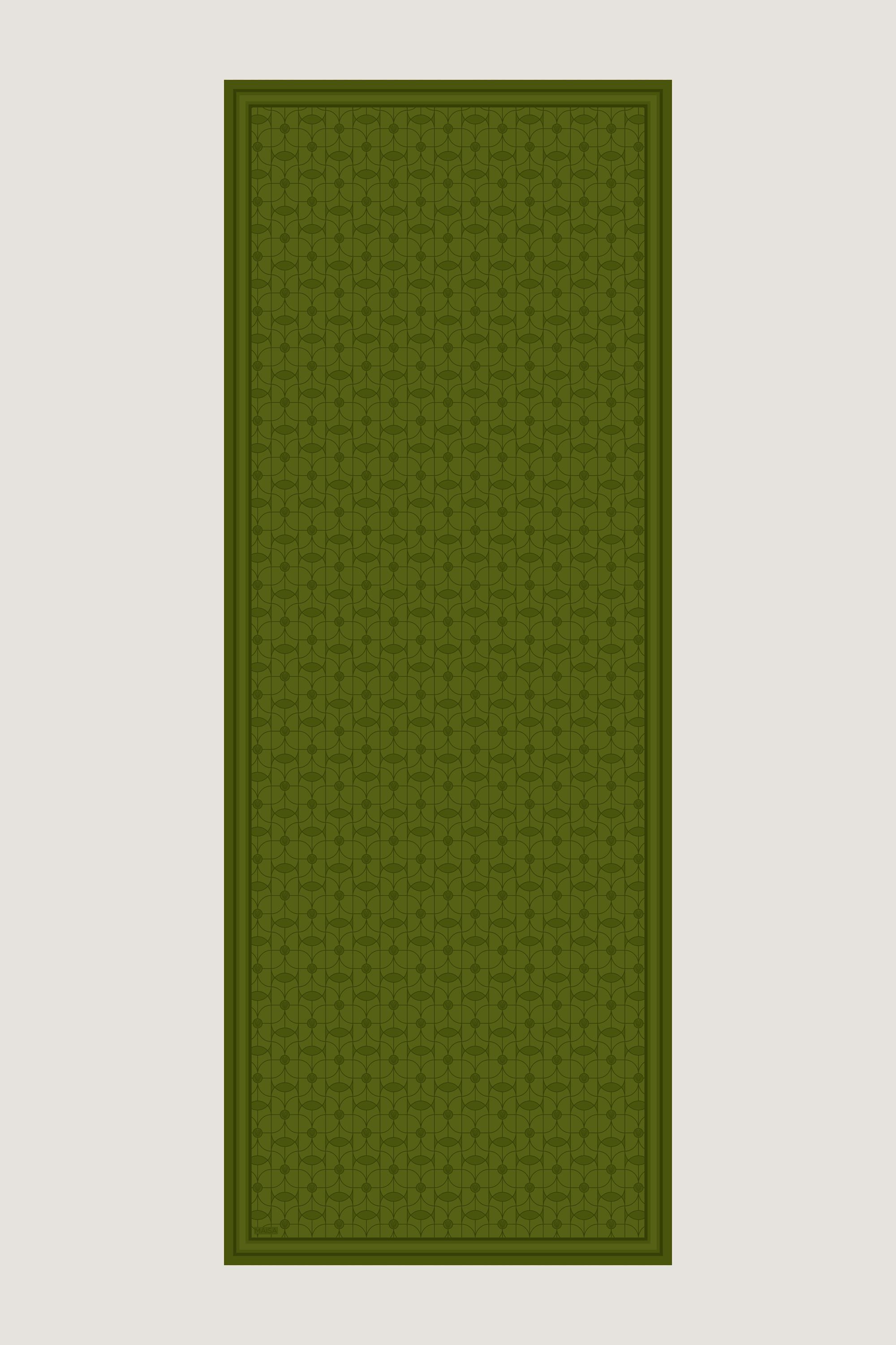 ZERRE KREP İPEK ŞAL 70*190 CM - YEŞİL