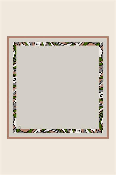 ADEN MULBERRY İPEK EŞARP 90*90 CM - BEJ