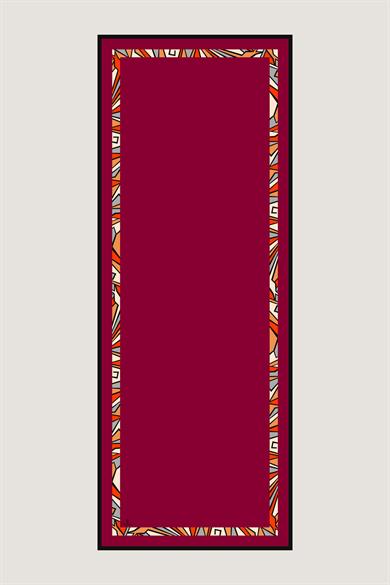 ADEN PAMUK İPEK ŞAL 70*190 CM - FUŞYA