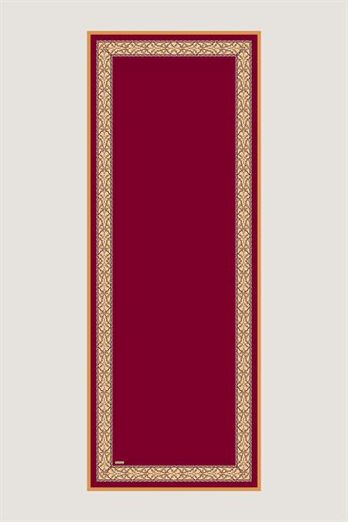 AHENK KREP İPEK ŞAL 70*190 CM - BORDO
