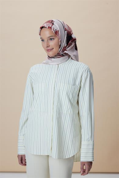 AKVA TİVİL İPEK EŞARP 90*90 CM - PUDRA PEMBE