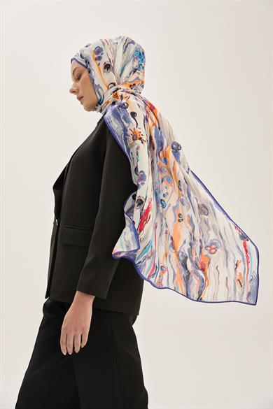 ALAZ FLOŞ VİSKON 70*190CM ŞAL - LEYLAK 