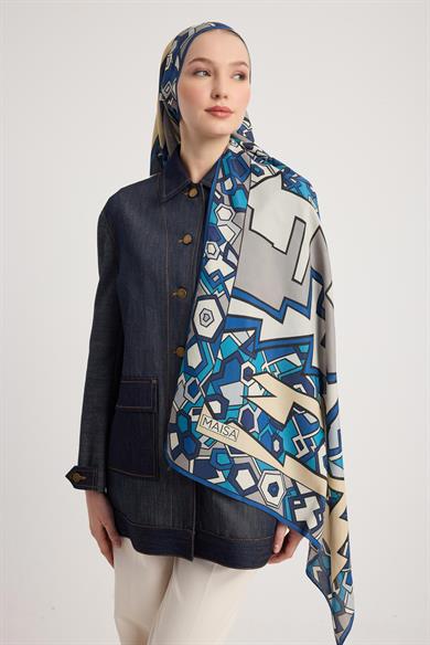 ALEV FLOŞ VİSKON ŞAL 70*190 CM - BEJ